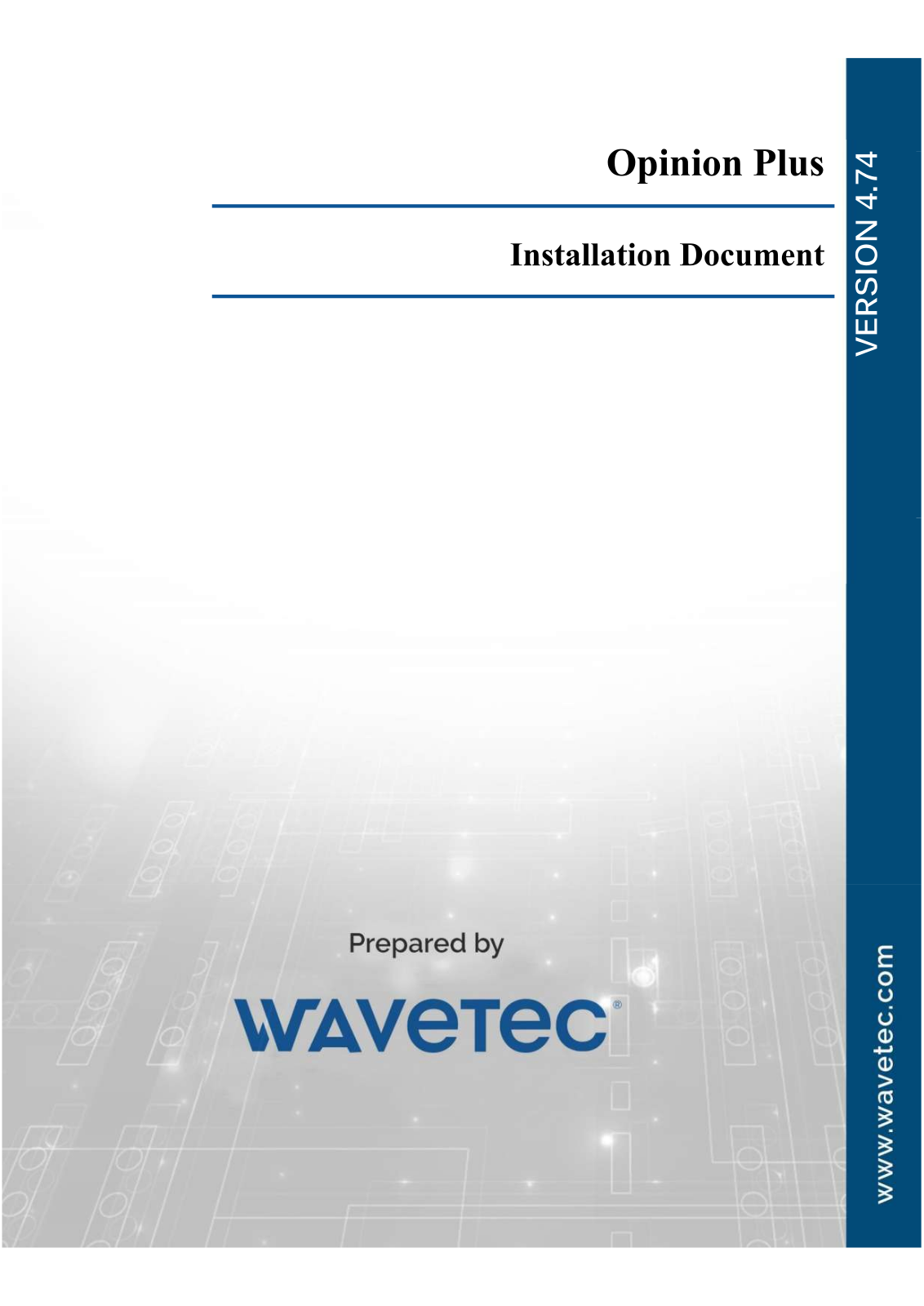 Wavetec FZCO WT OP User Manual