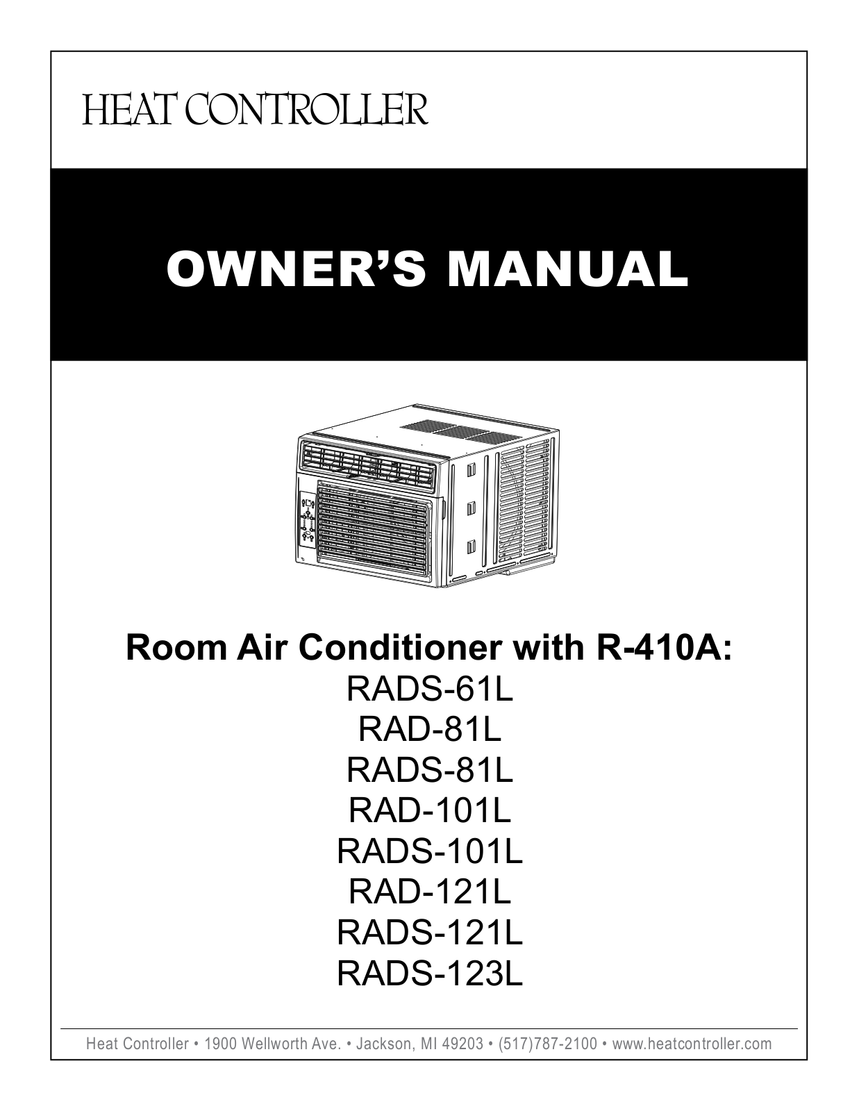 Heatcontroller RADS-123L User Manual