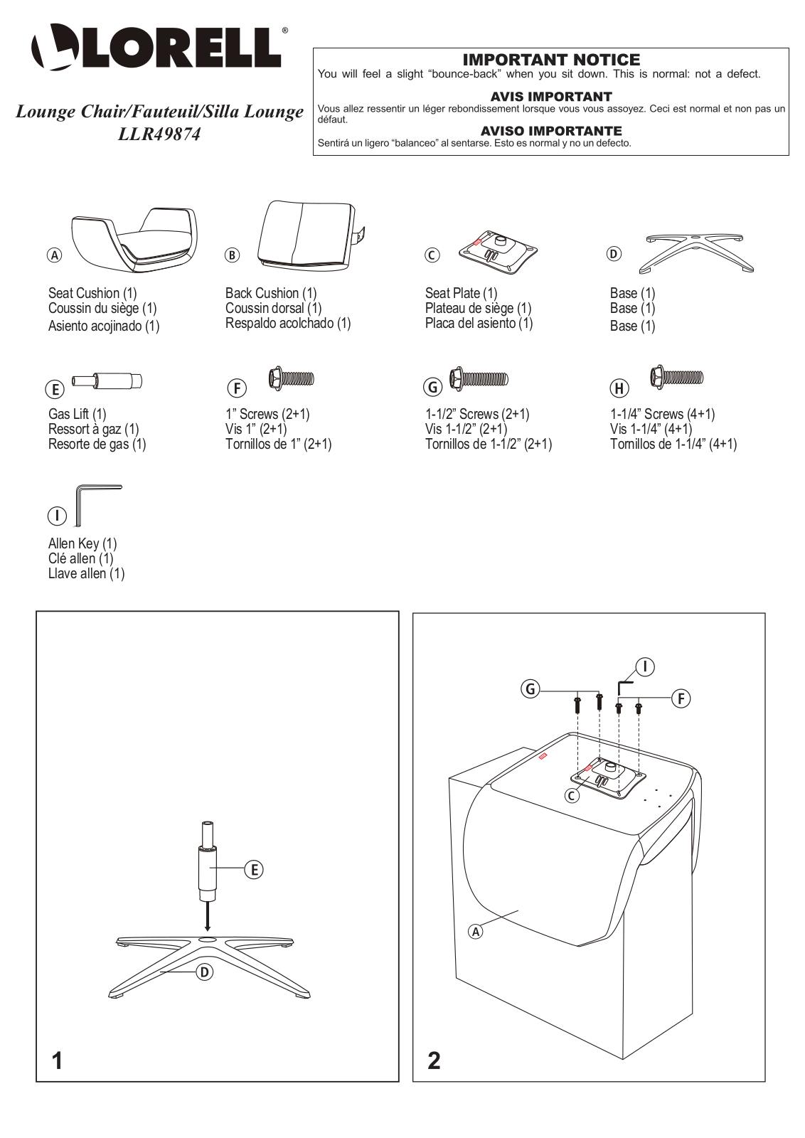 Lorell LRO10146 Installation & Assembly - ManualMachine.com