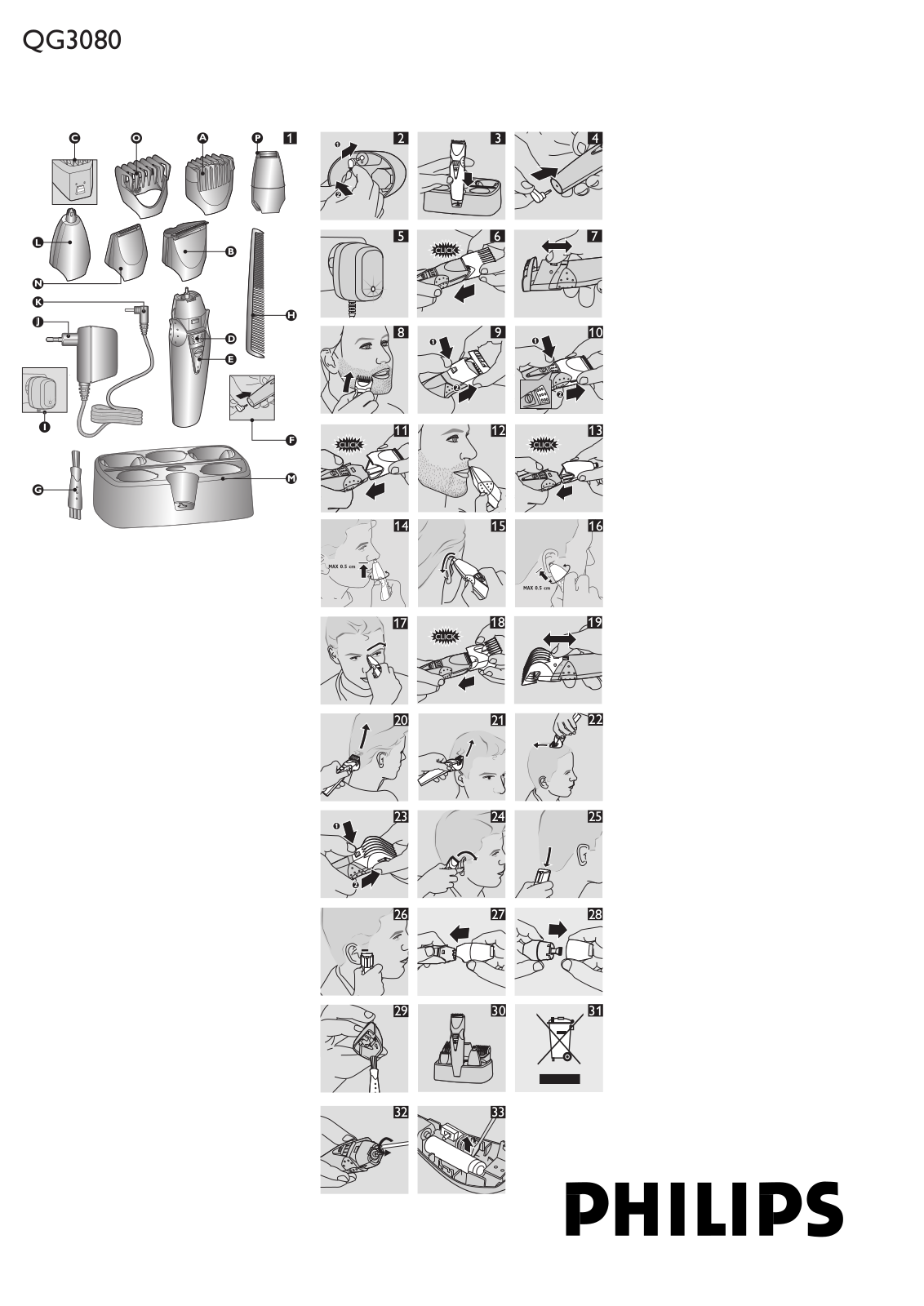 Philips QG3080 User Manual