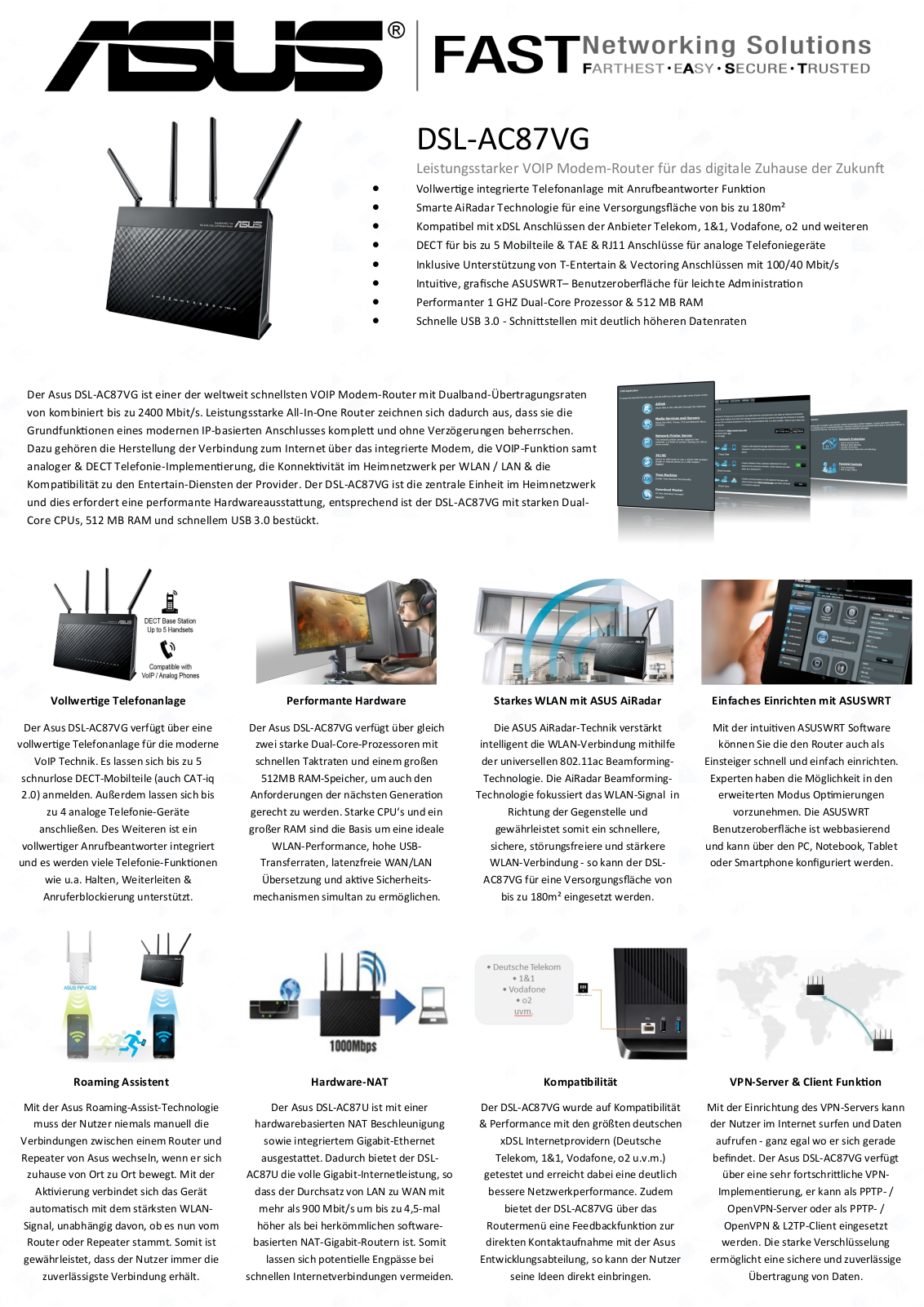 ASUS DSL-AC87VG User Manual