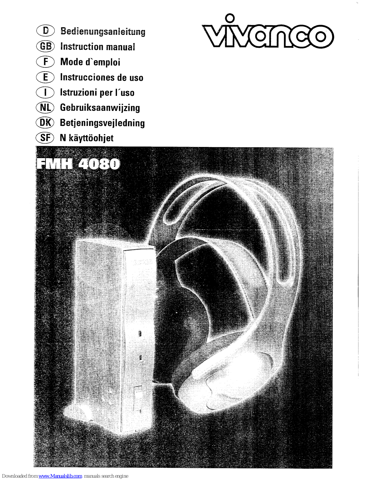 Vivanco FMH 4080 Instruction Manual