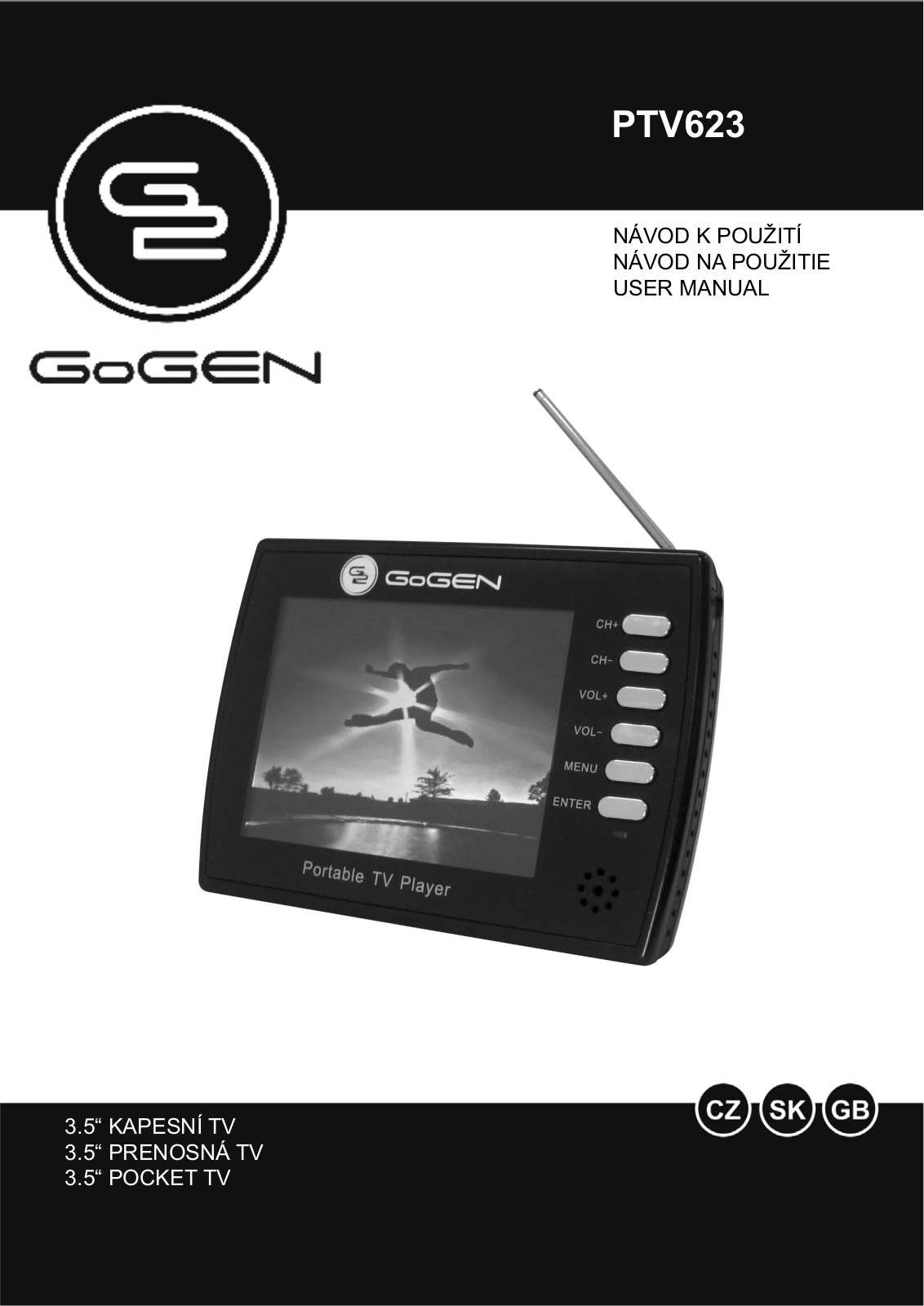 GoGEN PTV 623 User Manual