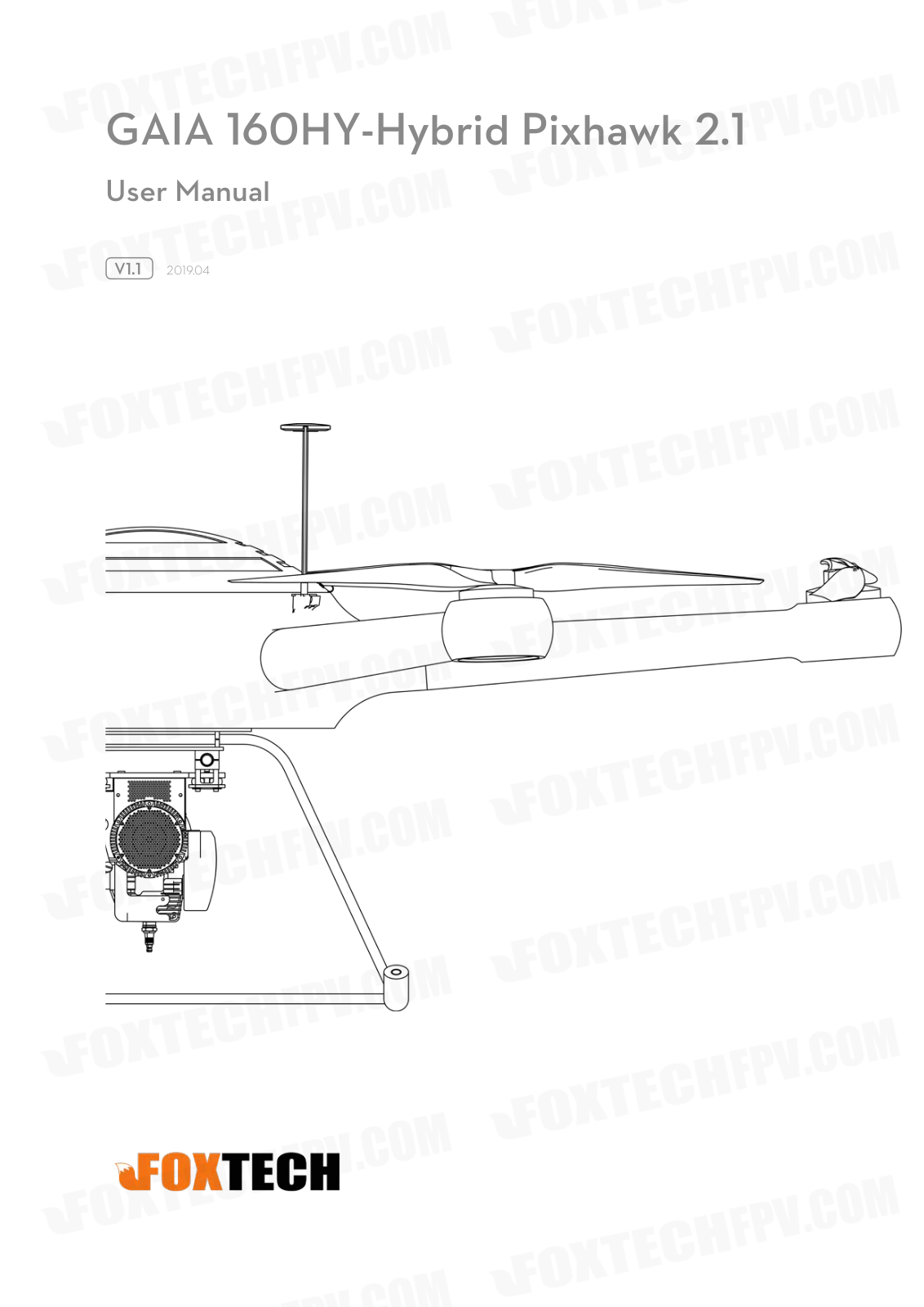 Foxtech GAIA 160HY-Hybrid User Manual