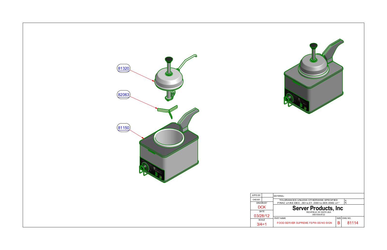 Server 81114 Parts Manual