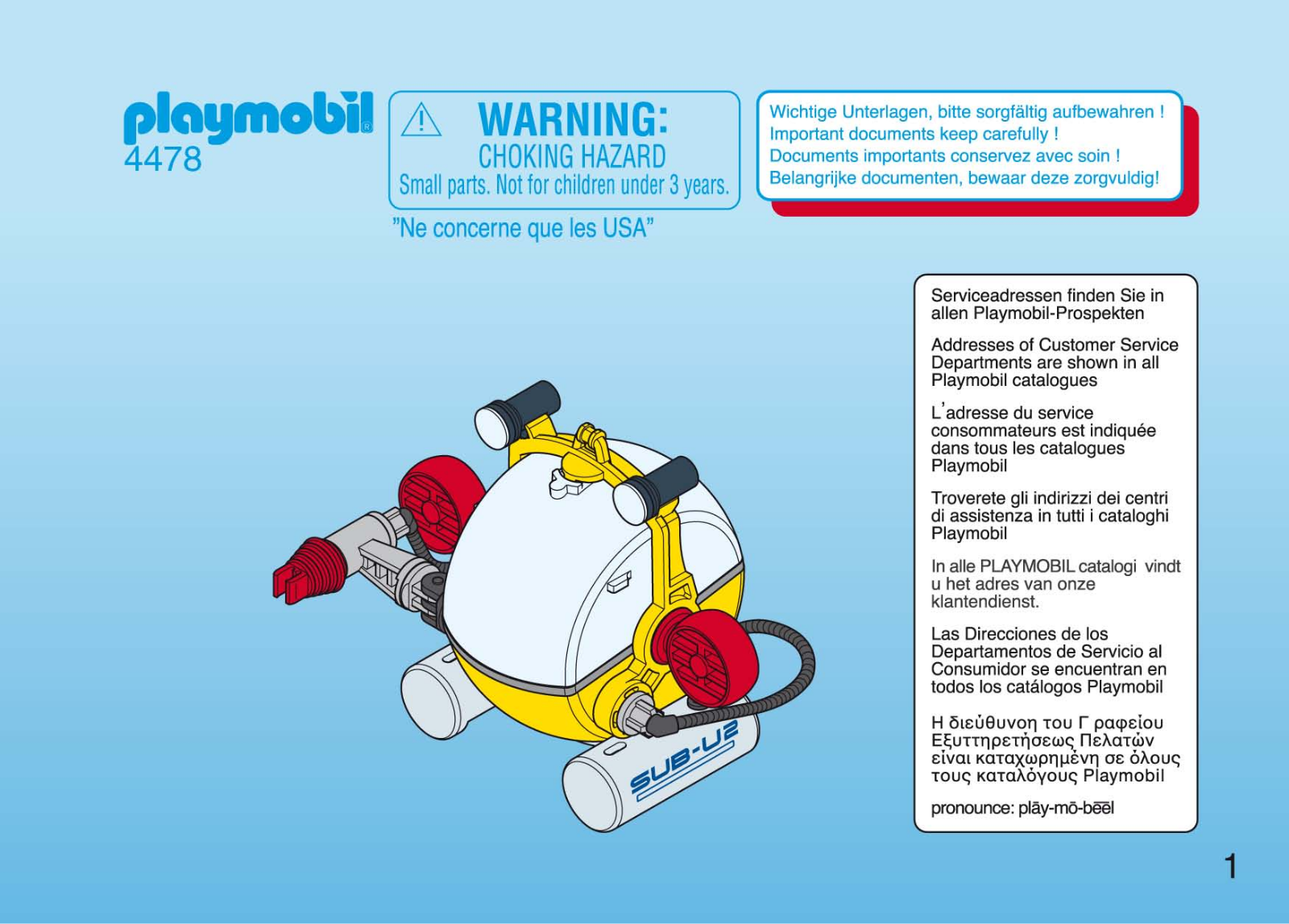 Playmobil 4478 Instructions