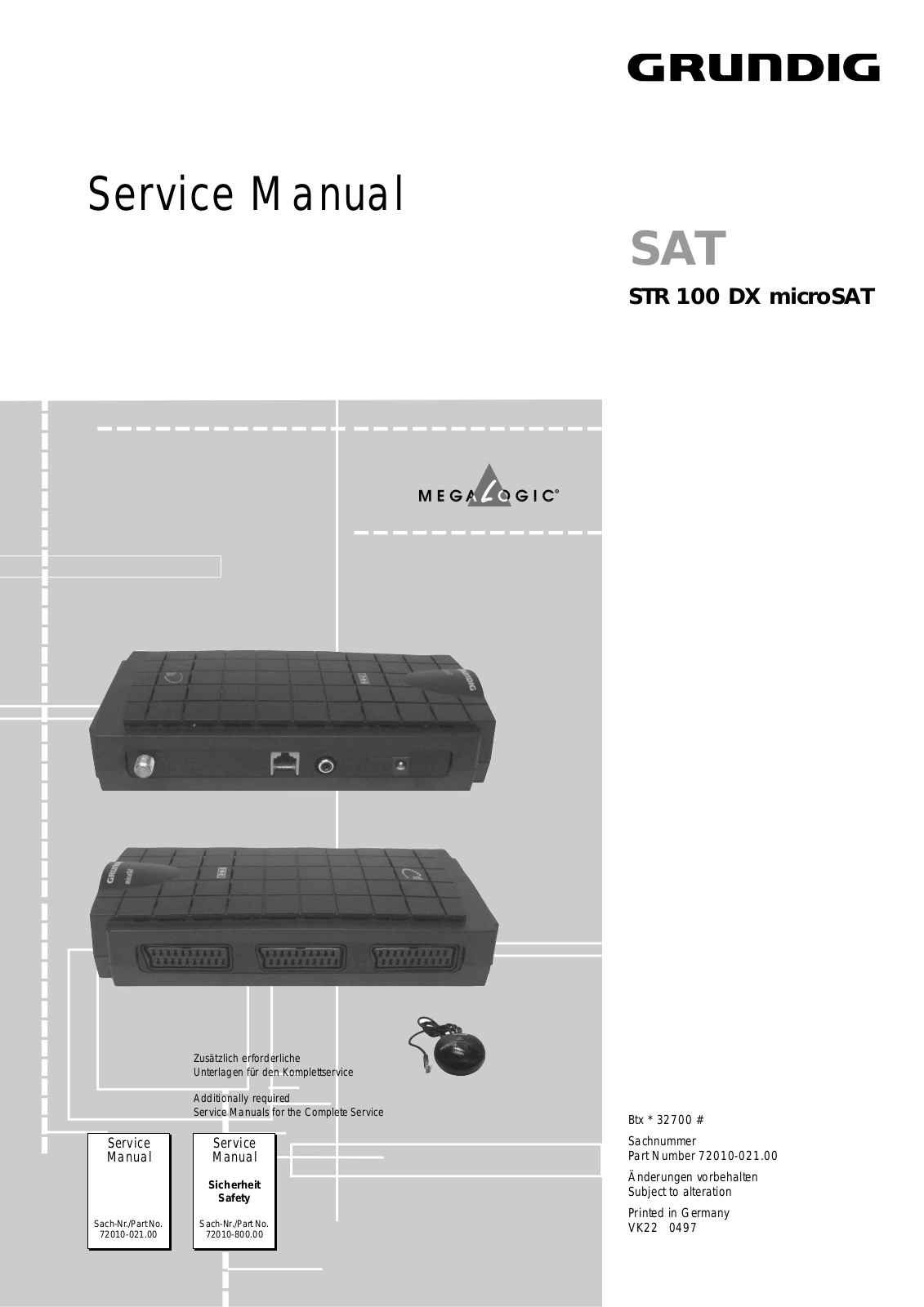 Grundig STR-100-DX Service Manual