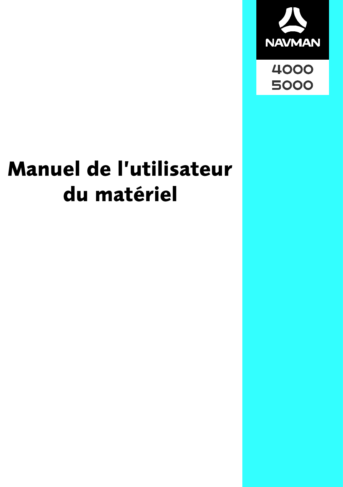 NAVMAN 4000 User Manual