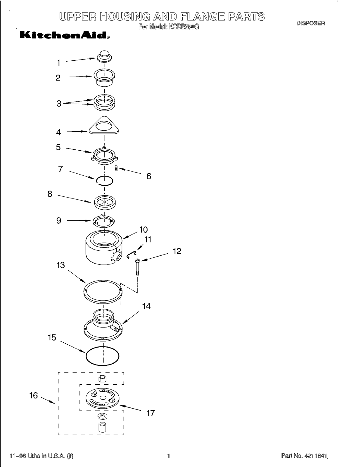 KitchenAid KCDB250G User Manual