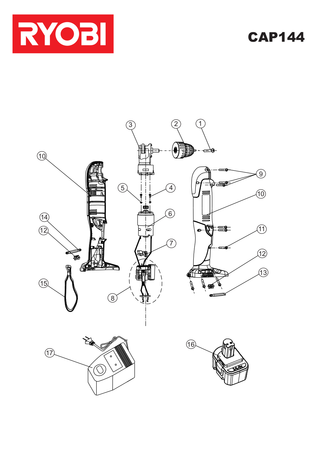 Ryobi CAP144 User Manual