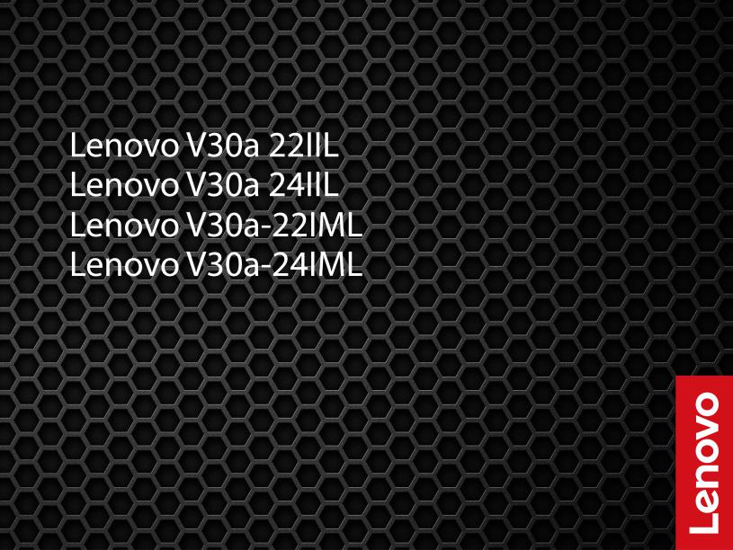 Lenovo V30a-24ML, V30a-22IML, V30a-24IML, V30a-22ML User Manual