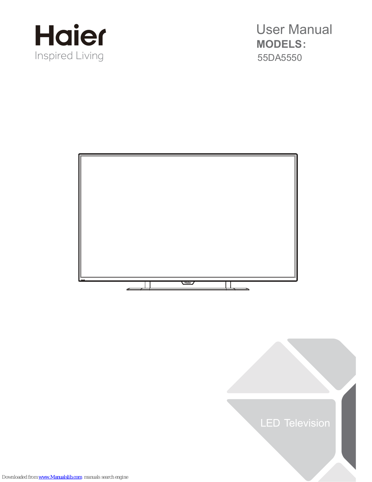Haier 55DA5550 User Manual - ManualMachine.com