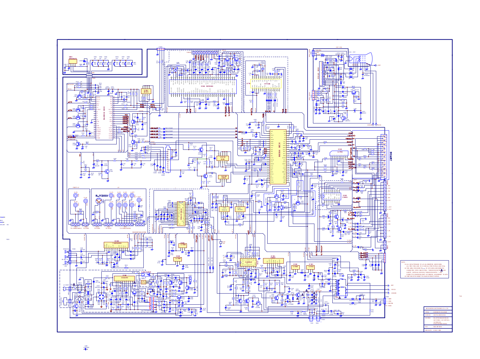 Skyworth 5N01, 5N03 Schematic