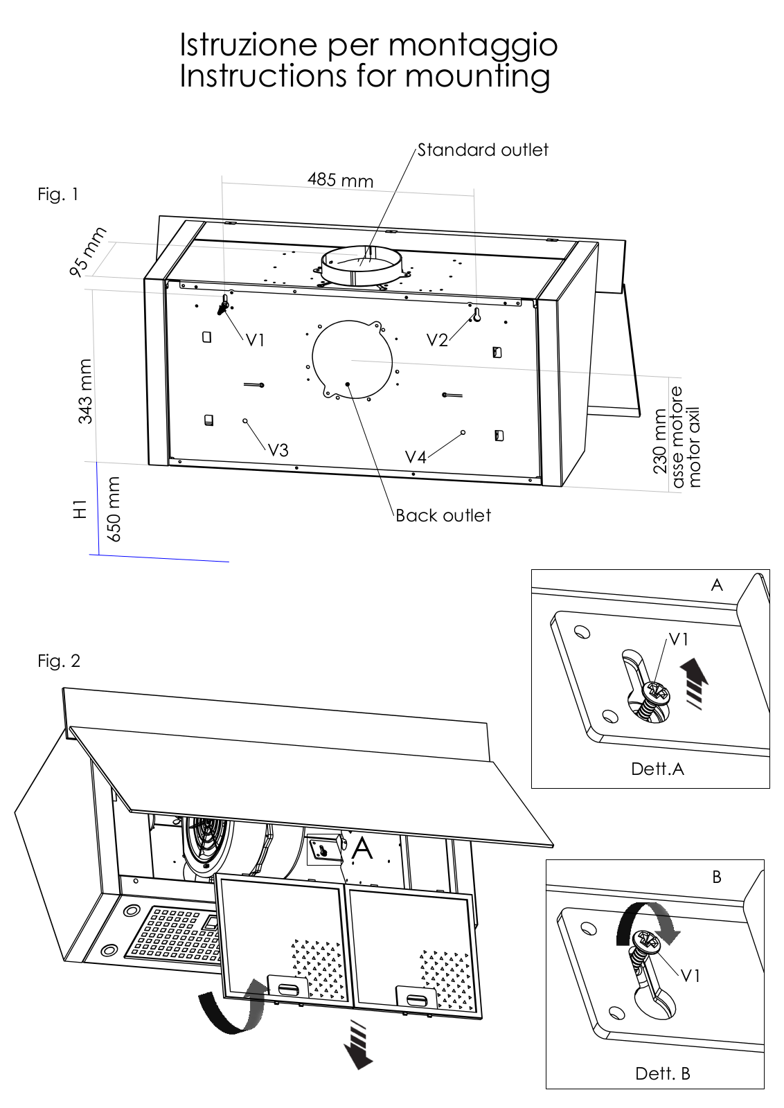 Falmec Butterfly 90 ix User Manual