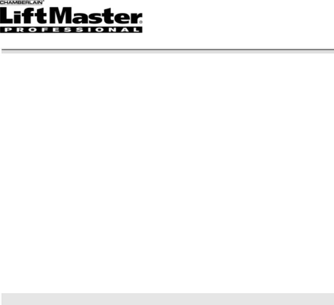 Lift-Master 65 5210 User Manual