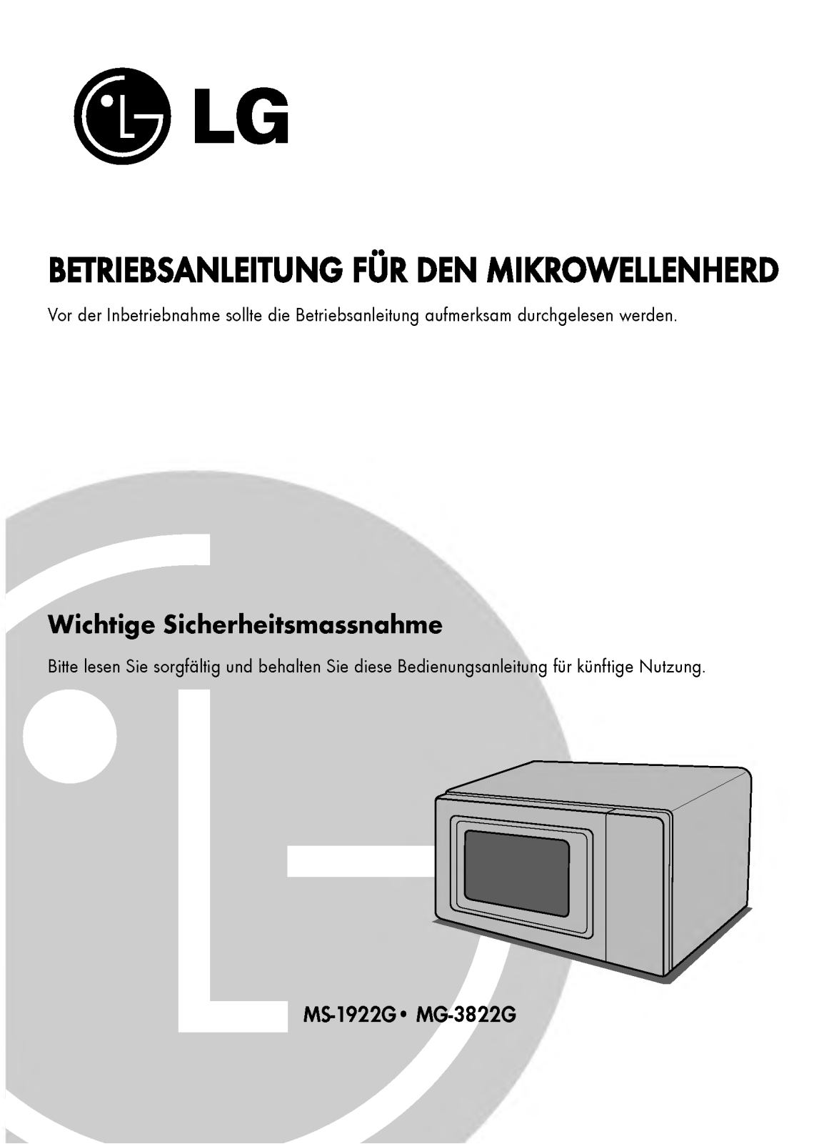 Lg MS-1922G, MS-3822G User Manual