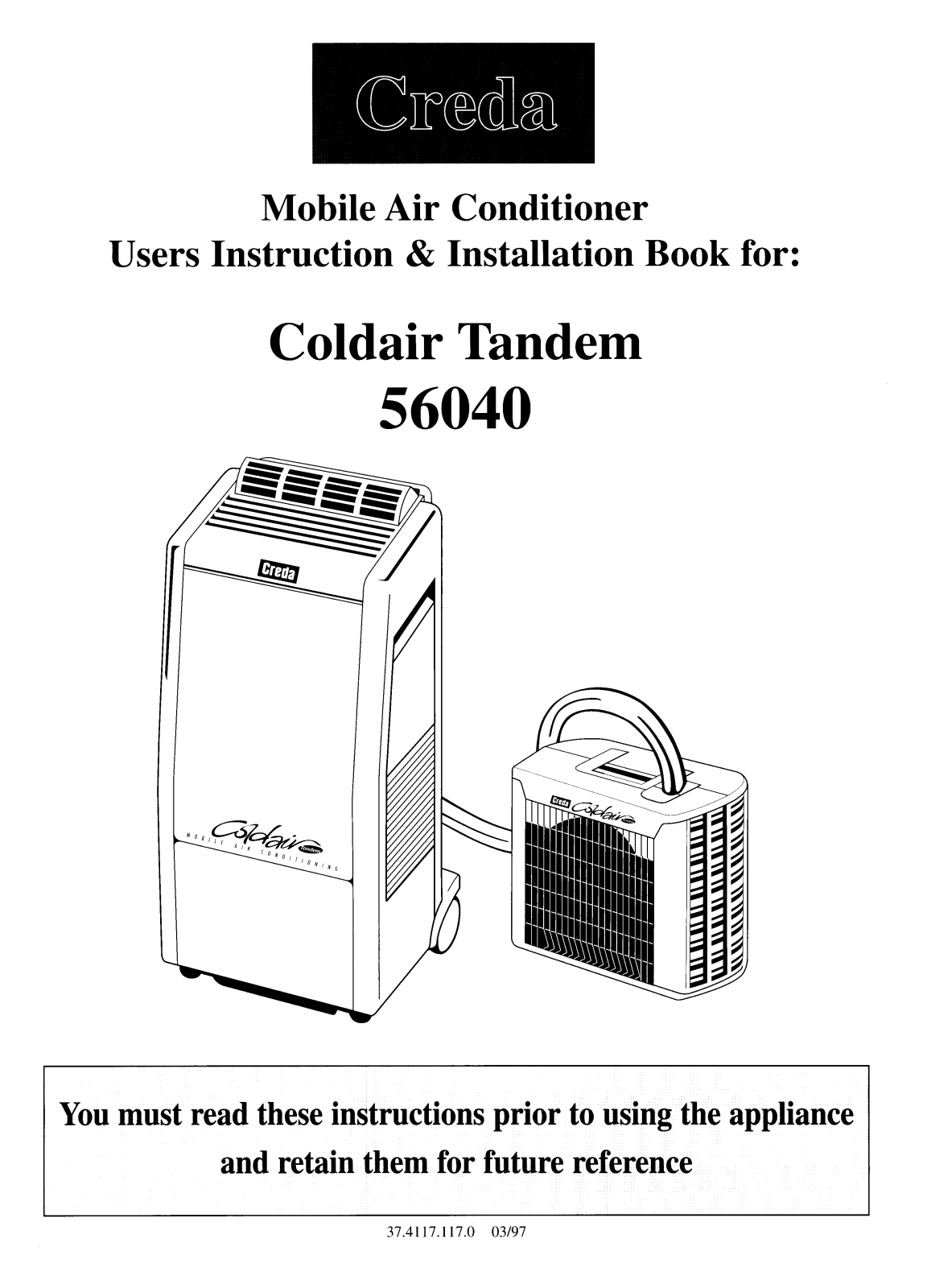 Creda 56040 User Manual