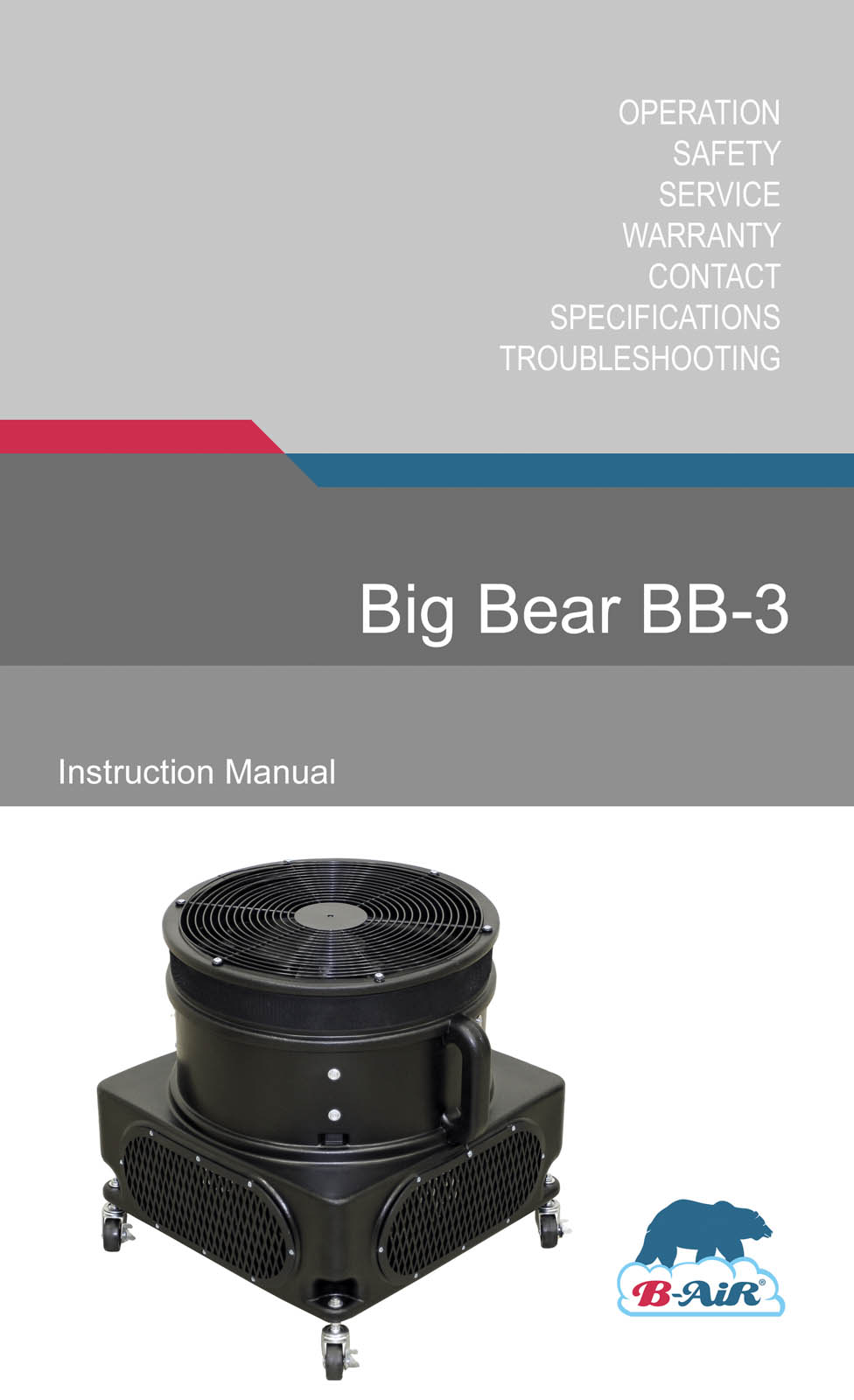 B-air BB-3 User Manual