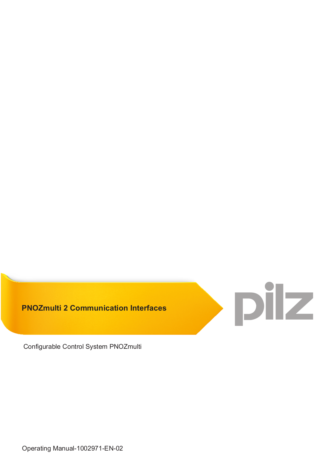 Pilz PNOZ m B0 User Manual