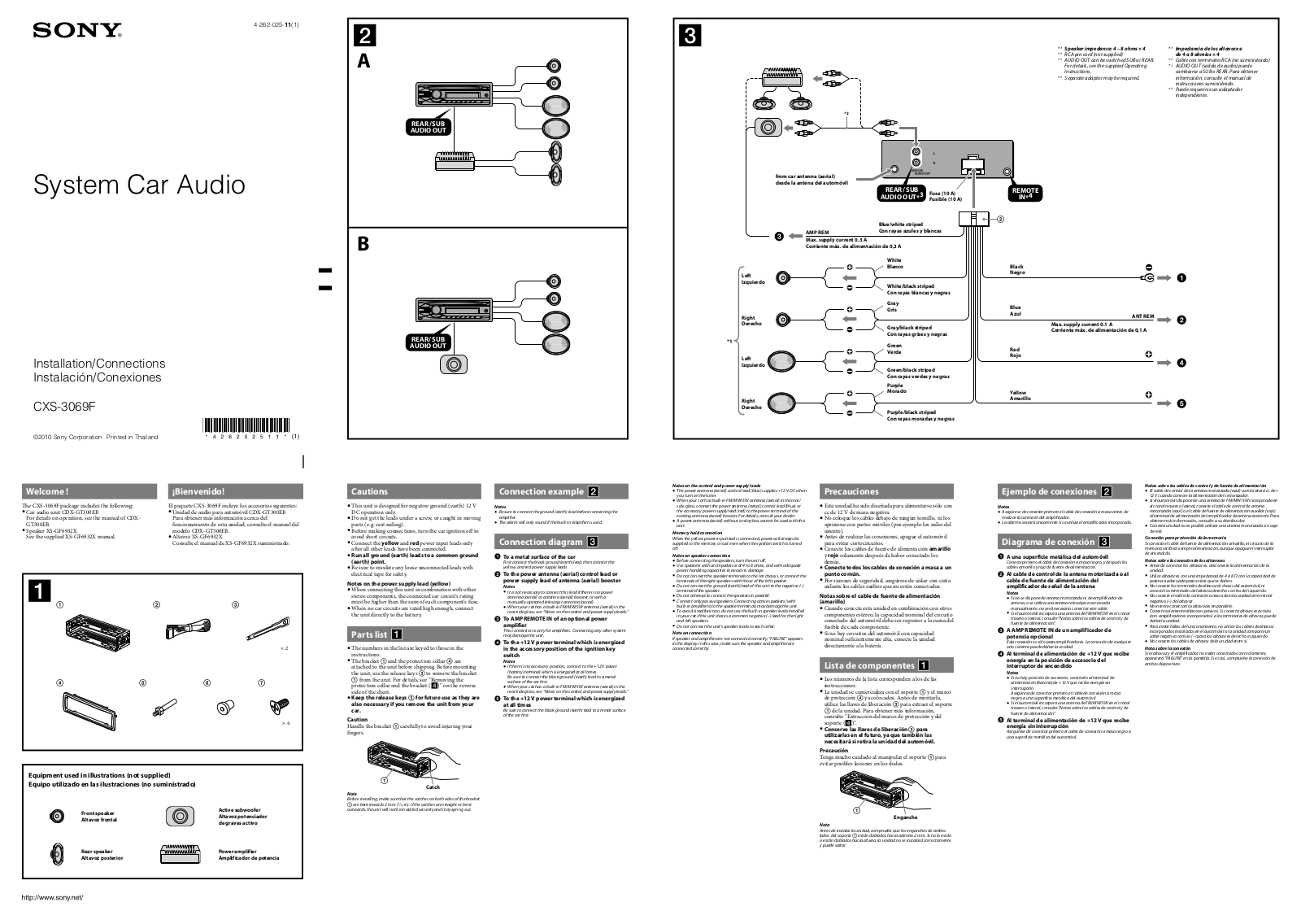 Sony CXS-3069F Users guide - ManualMachine.com