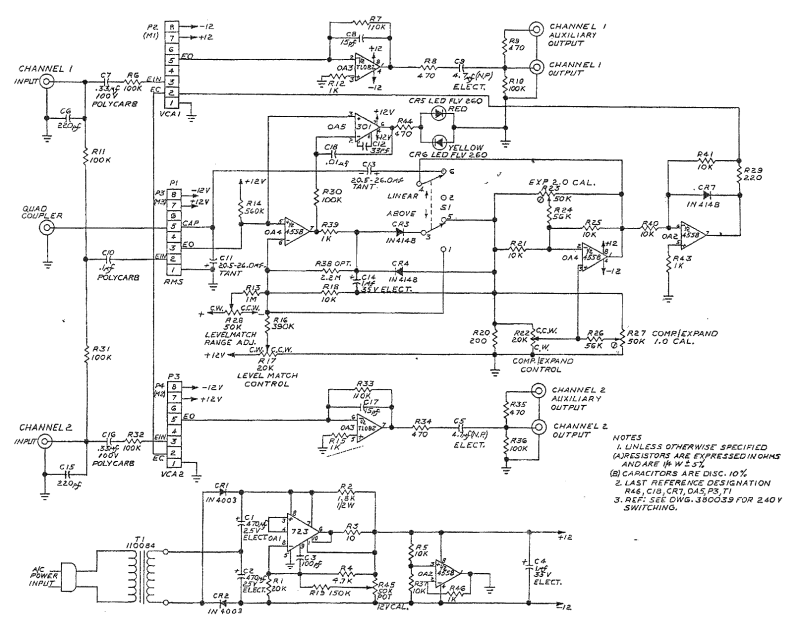 DBX 118 Schematic