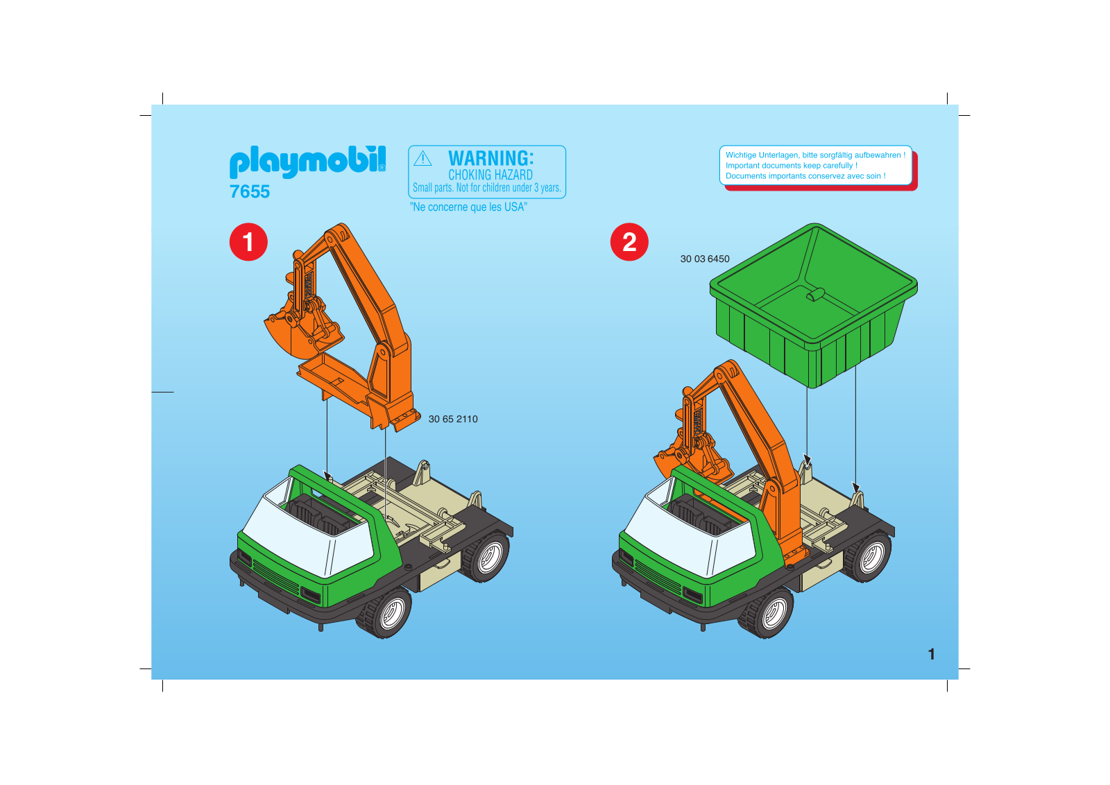 Playmobil 7655 Instructions