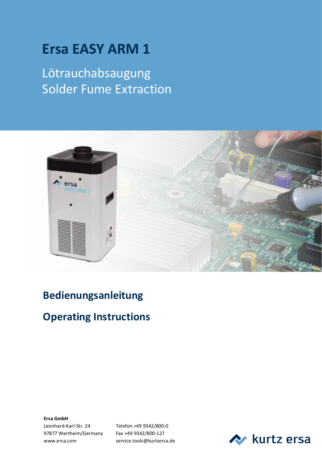 ERSA ERSA 0CA10-001 Instructions - ManualMachine.com