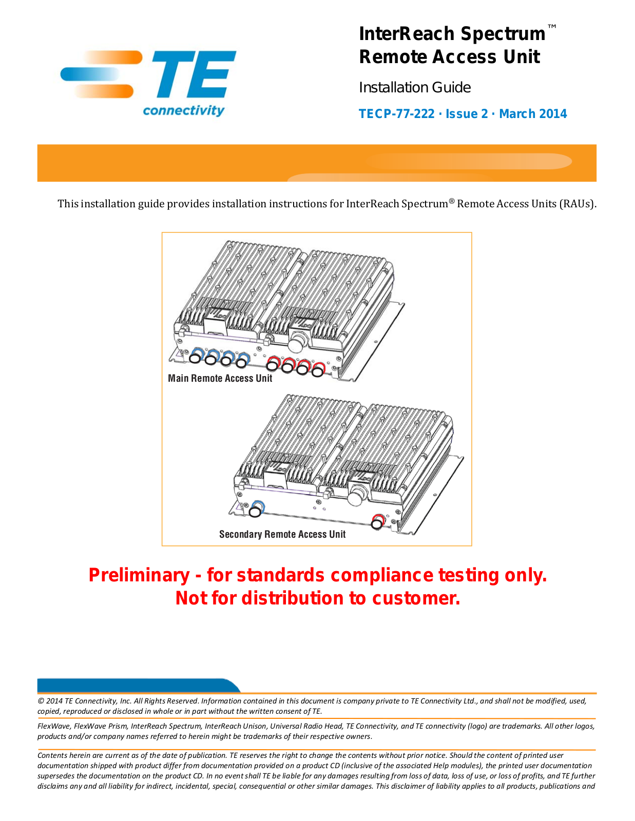 ADC S2195-011 Users Manual