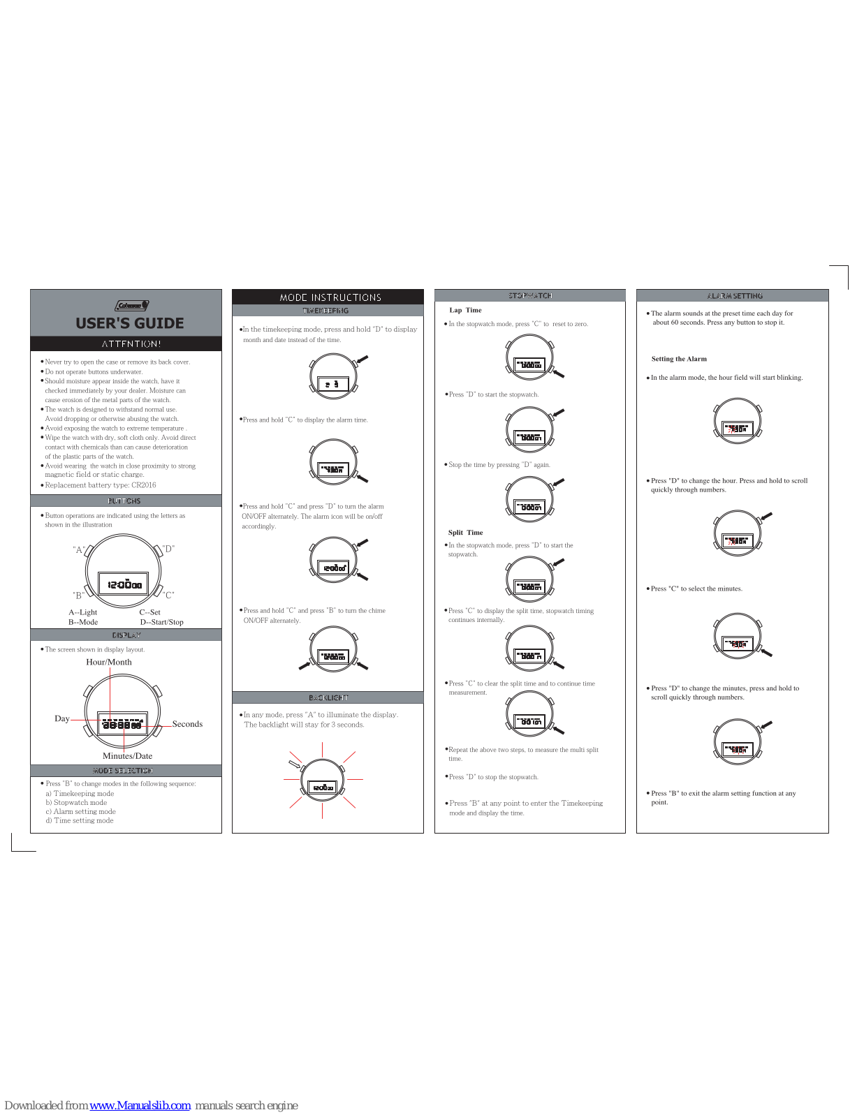 Coleman 40-908, UPC-677A User Manual