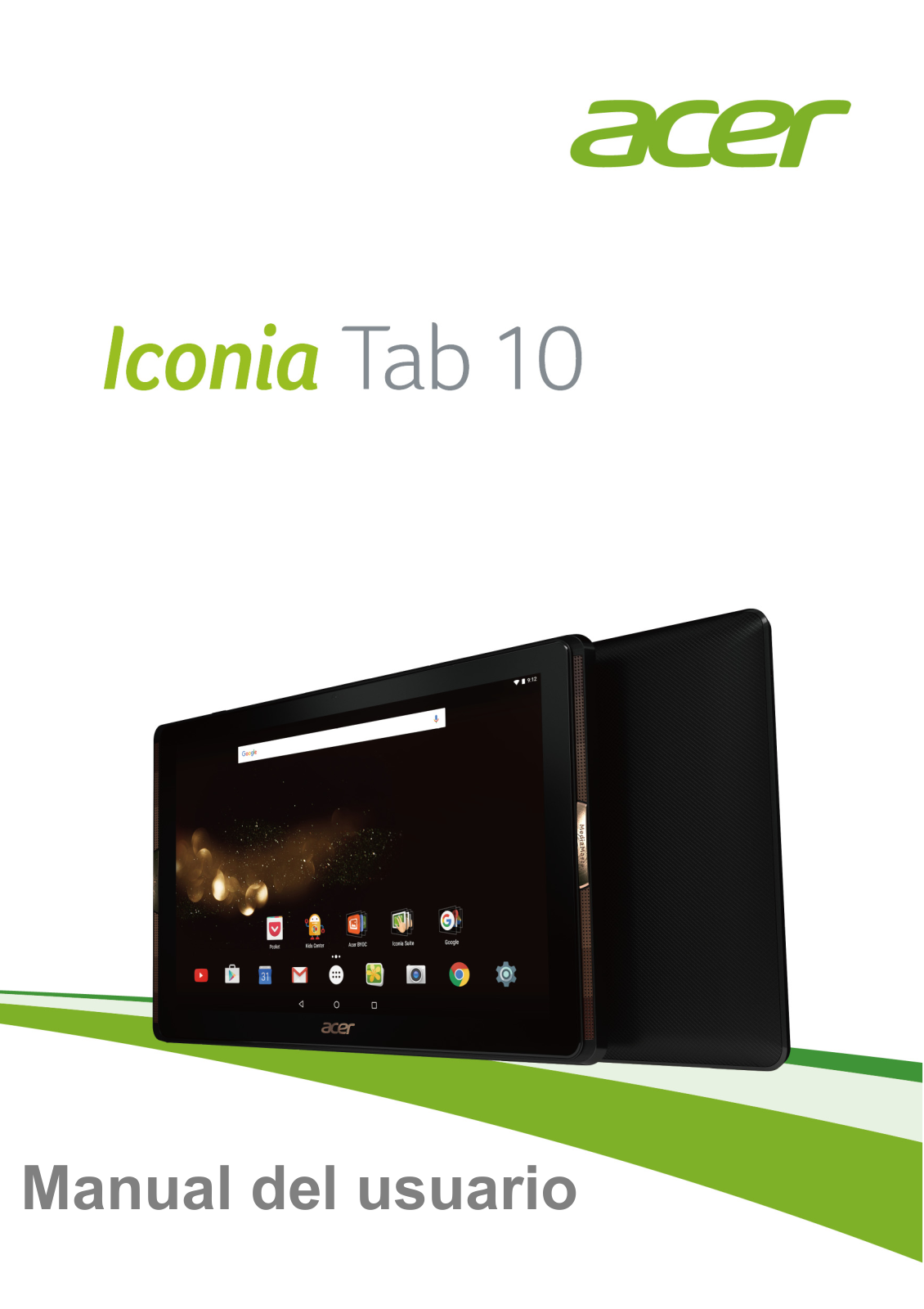 Acer Iconia Tab 10, A3-A40 User Manual