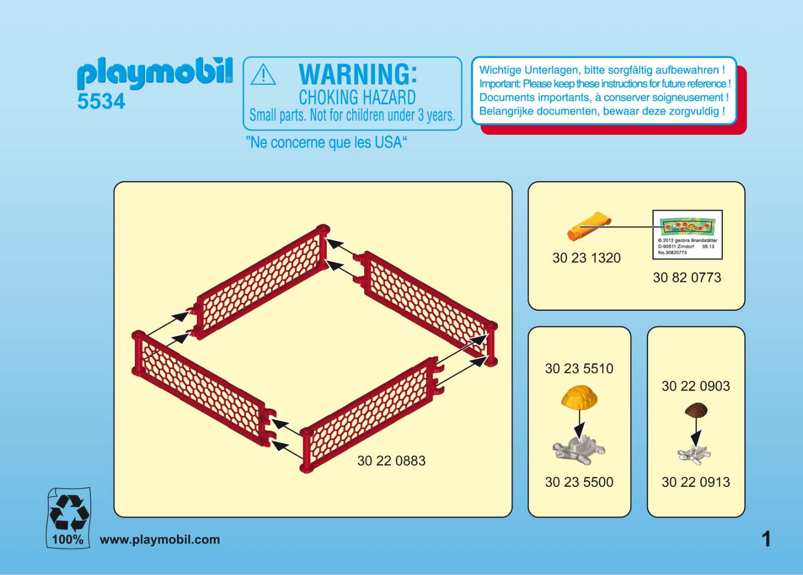 Playmobil 5534 Instructions