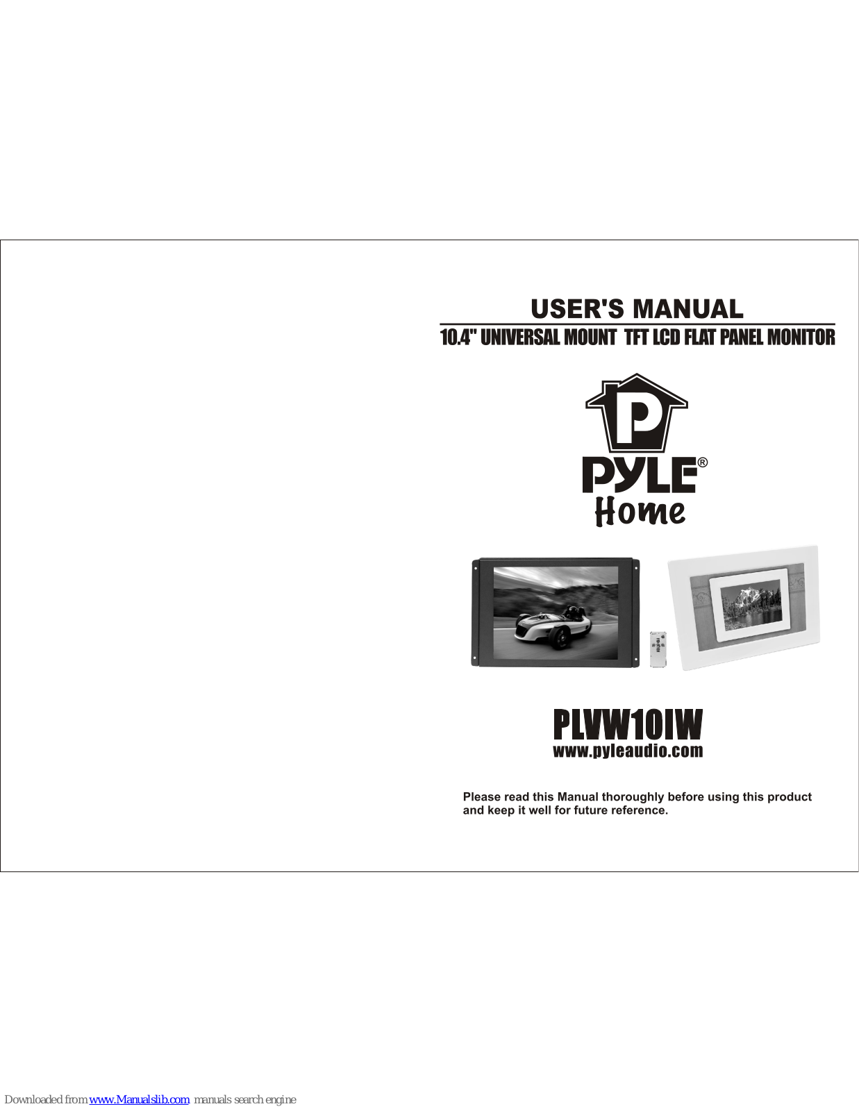 Pyle Home PLVW10IW User Manual