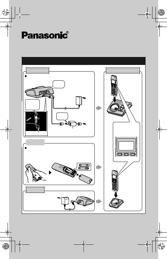 Panasonic KX-TG1033, KX-TG1032, KX-TG1035, KX-TG1034 Quick guide