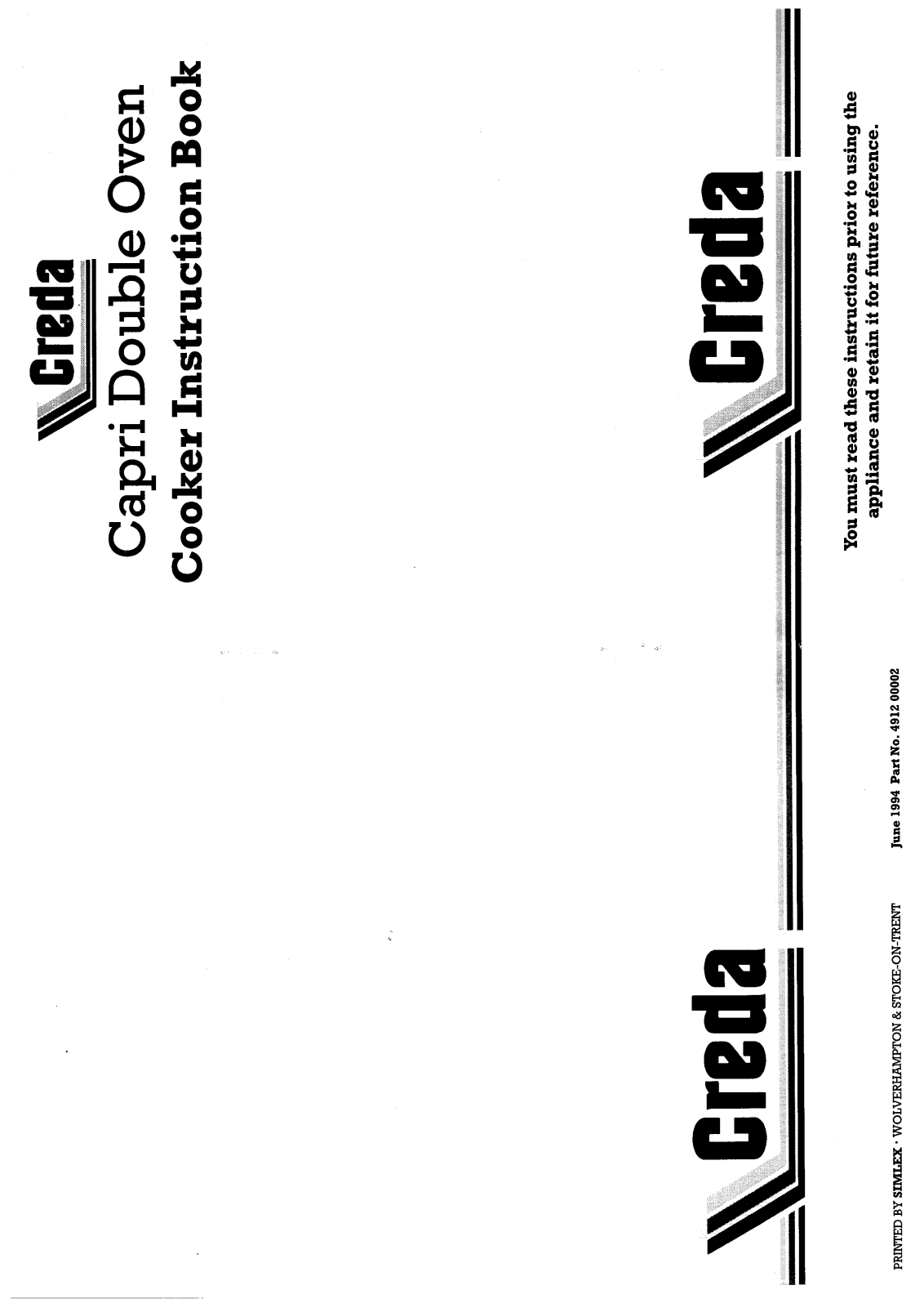 Creda HB49125 User Manual