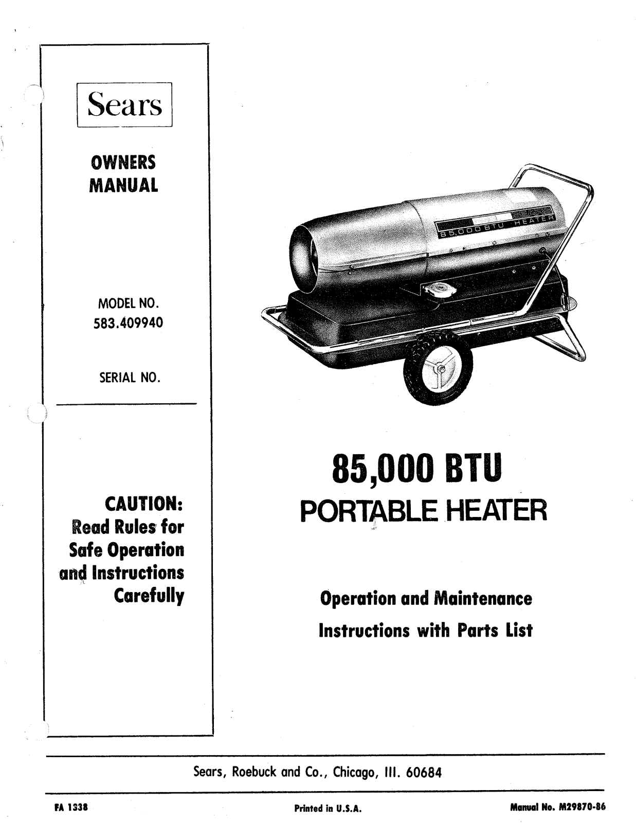 Desa Tech 409940 Owner's Manual