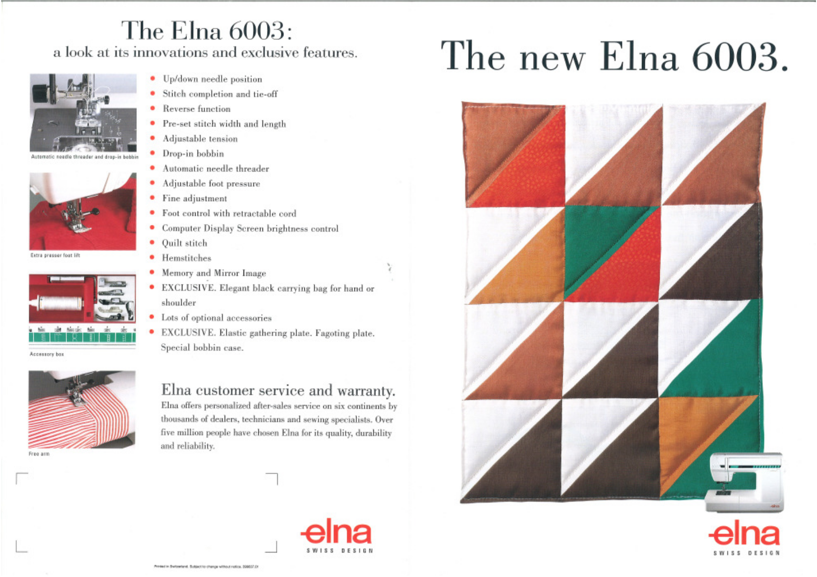 Elna 6003 User Manual