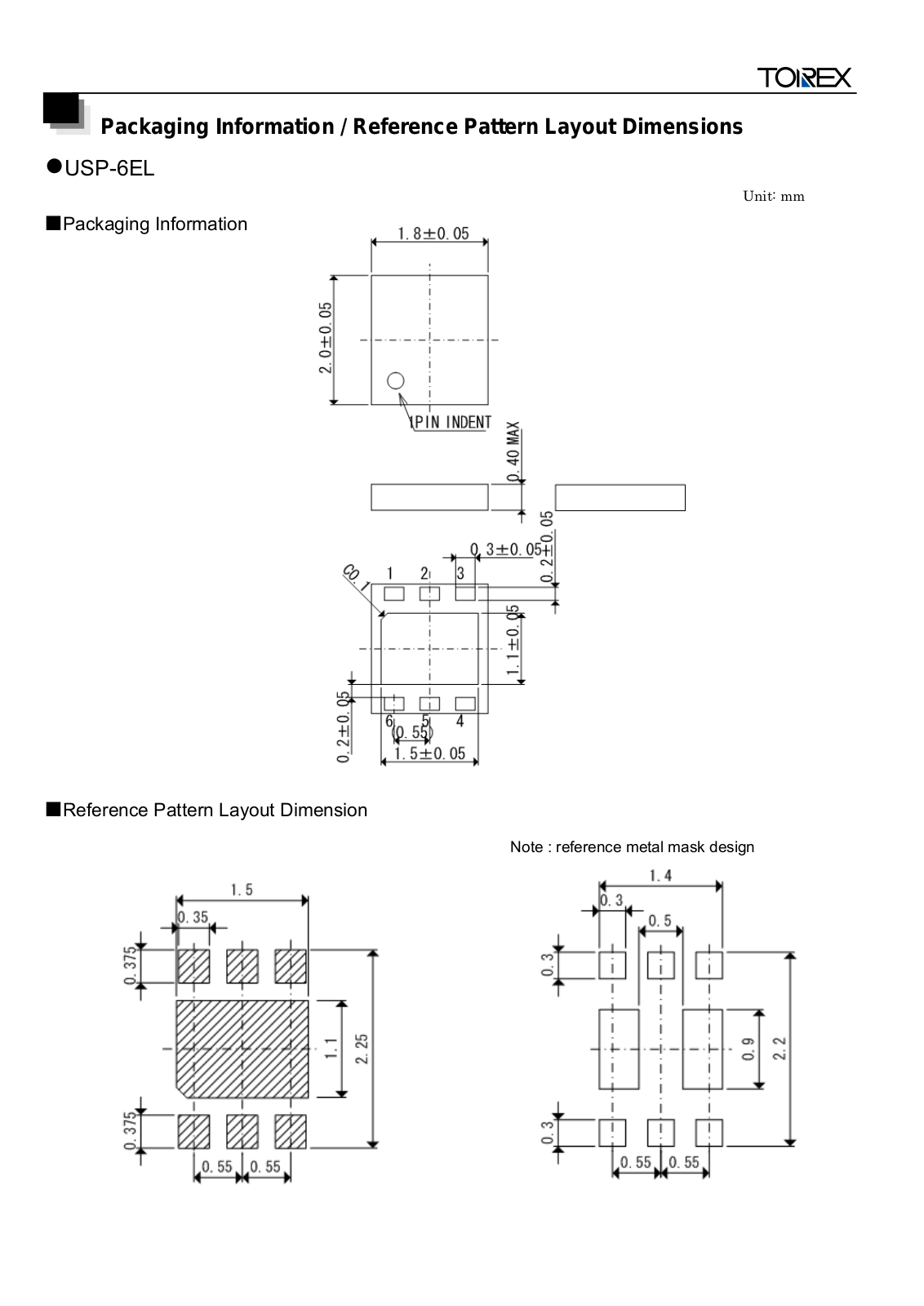 TOREX USP-6EL User Manual