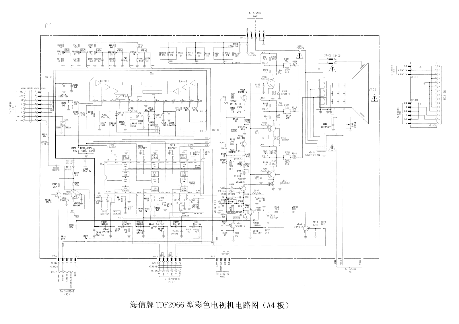 Hisense TDF2966 Schematic