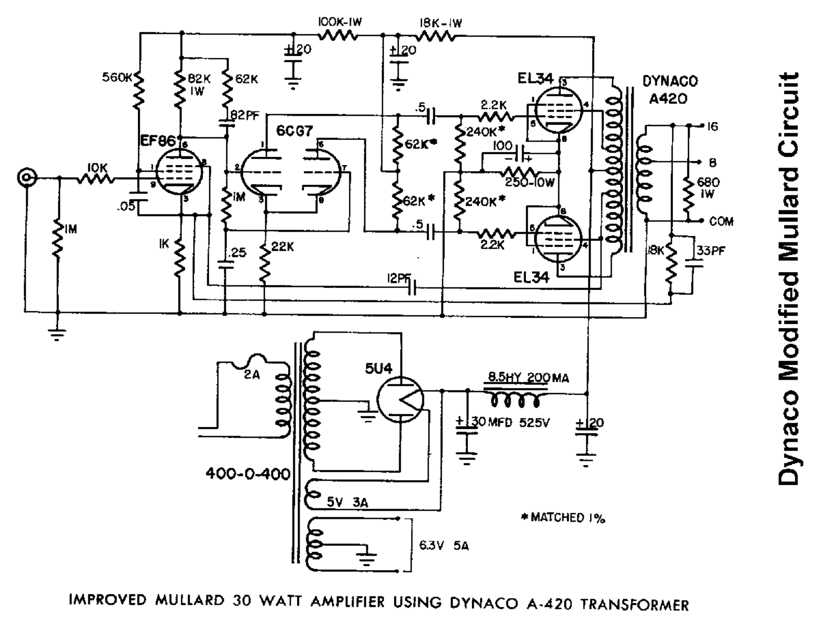 Dynaco A-420 Schematic