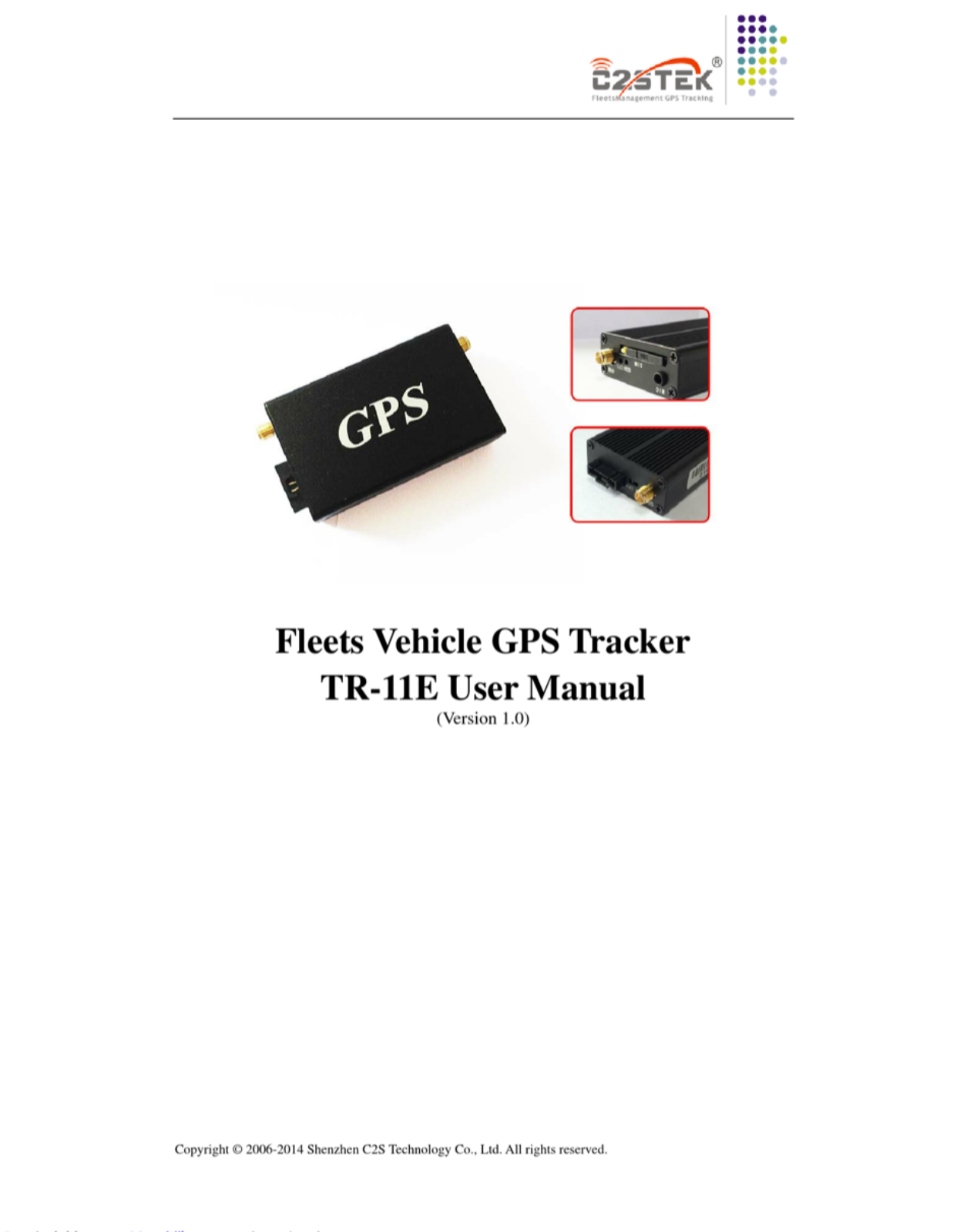 C2STek TR-11E User Manual