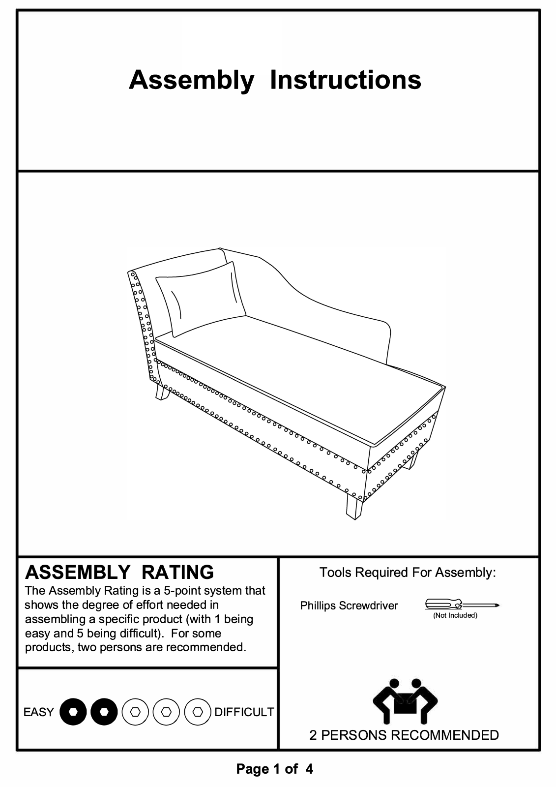 Sand & Stable W005617652 Assembly Instructions - ManualMachine.com