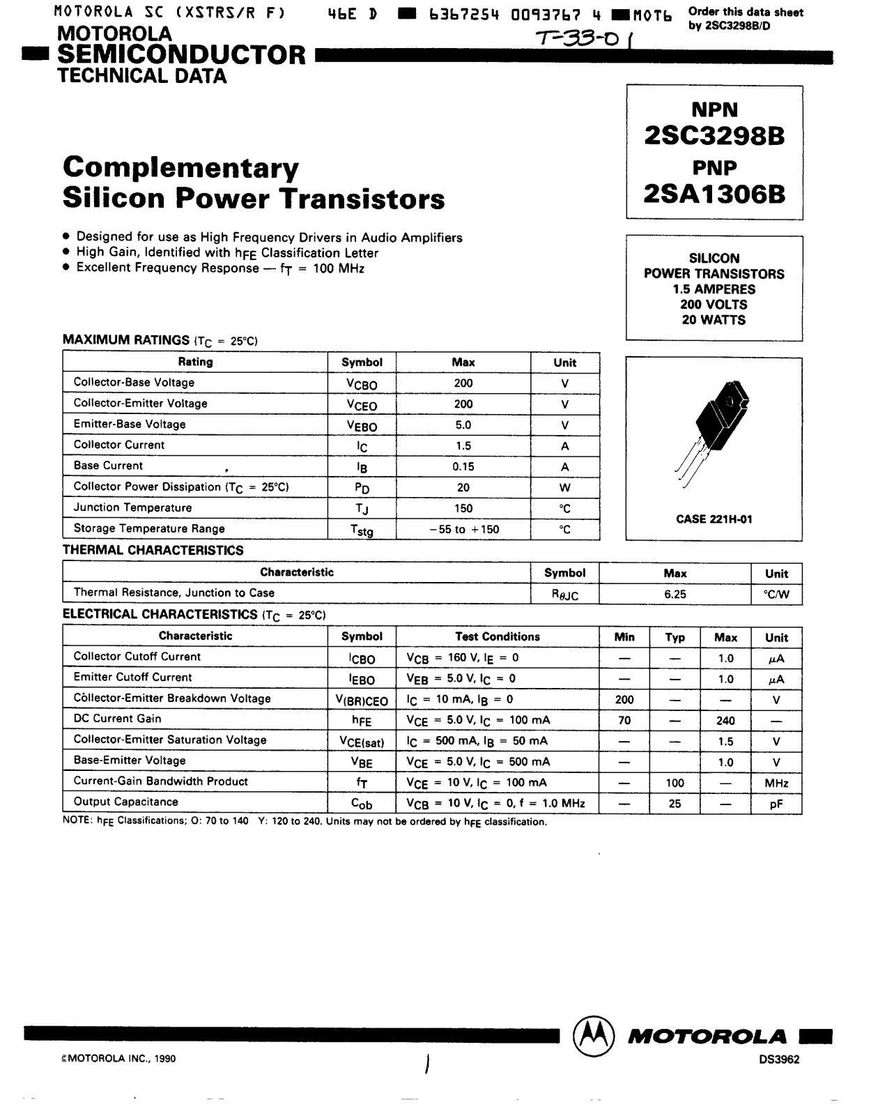 Motorola 3298 Service Manual