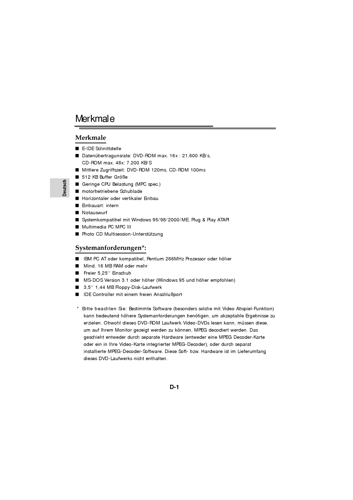 Lg DRD-8160B User Manual