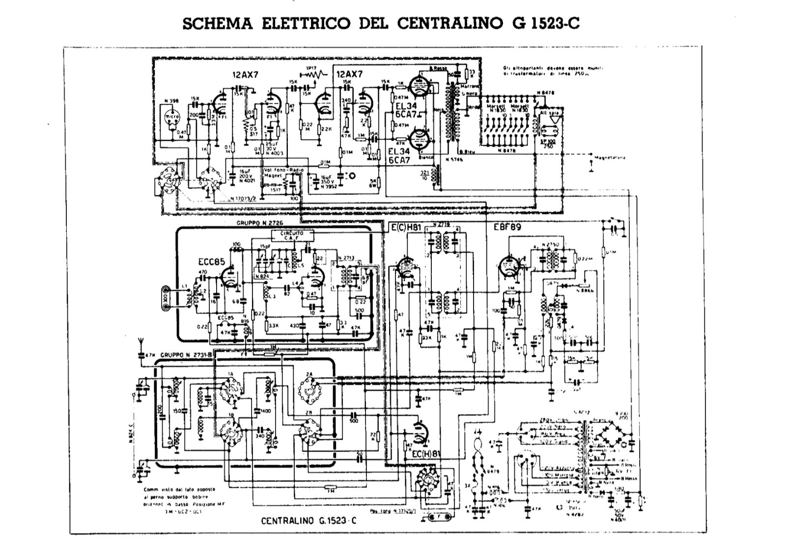 Geloso g1523c schematic - ManualMachine.com