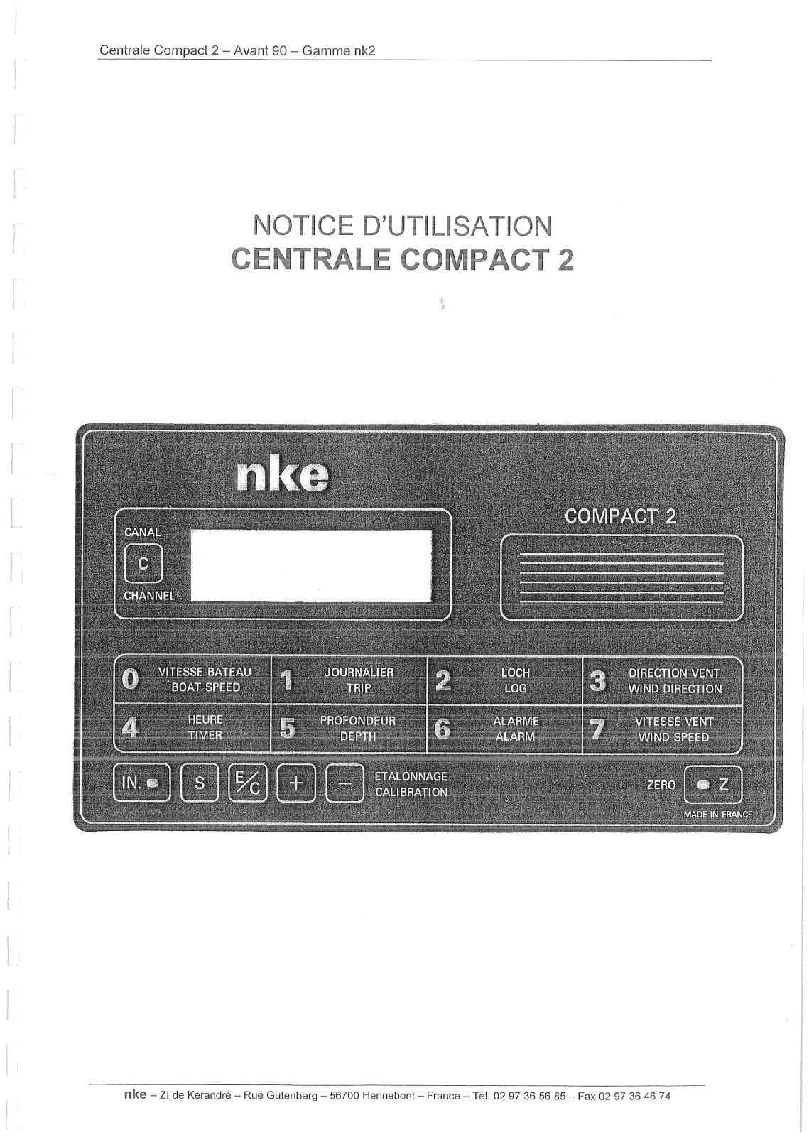 Nke COMPACT 2 Instruction Manual - ManualMachine.com