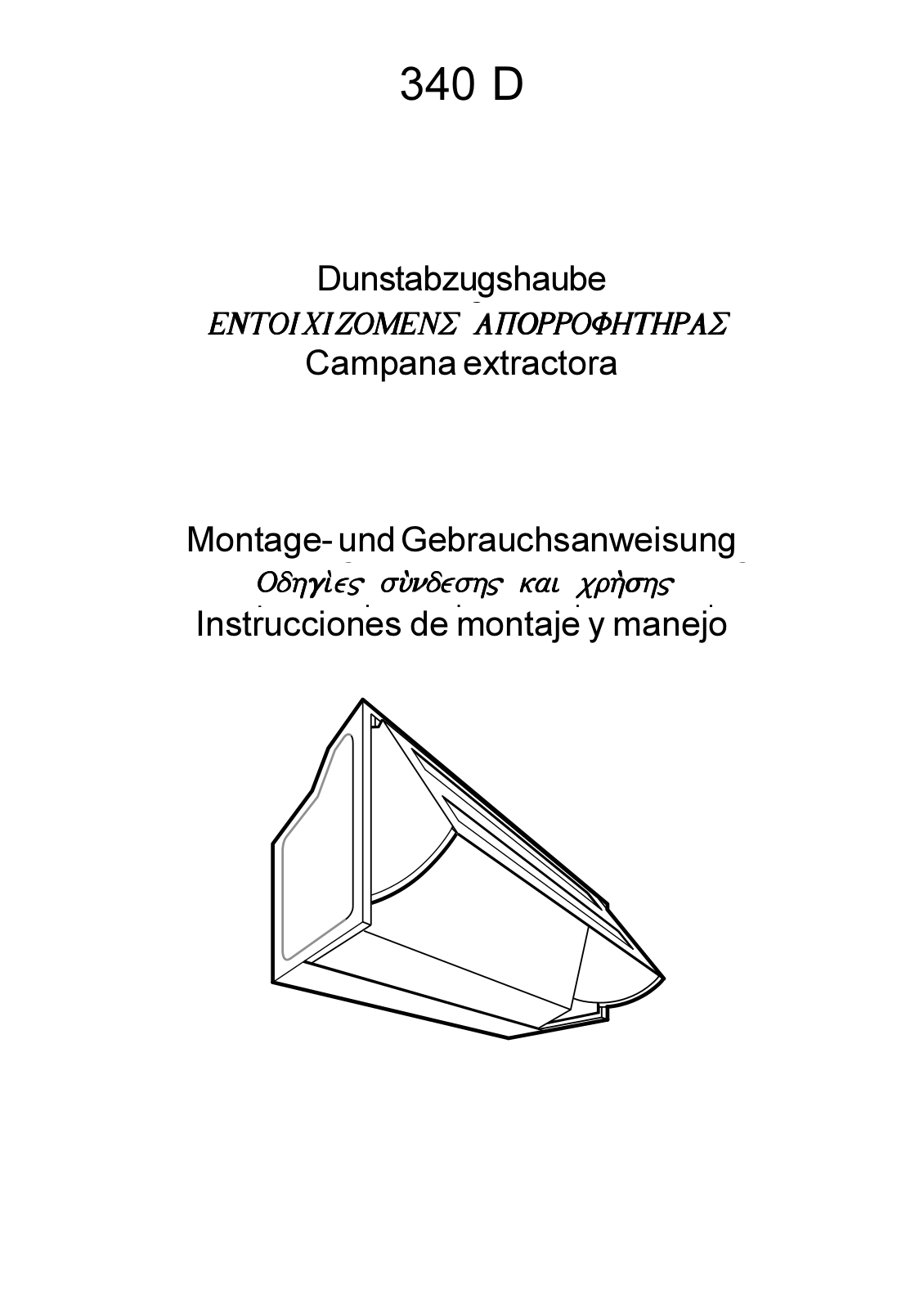 AEG 340D User Manual