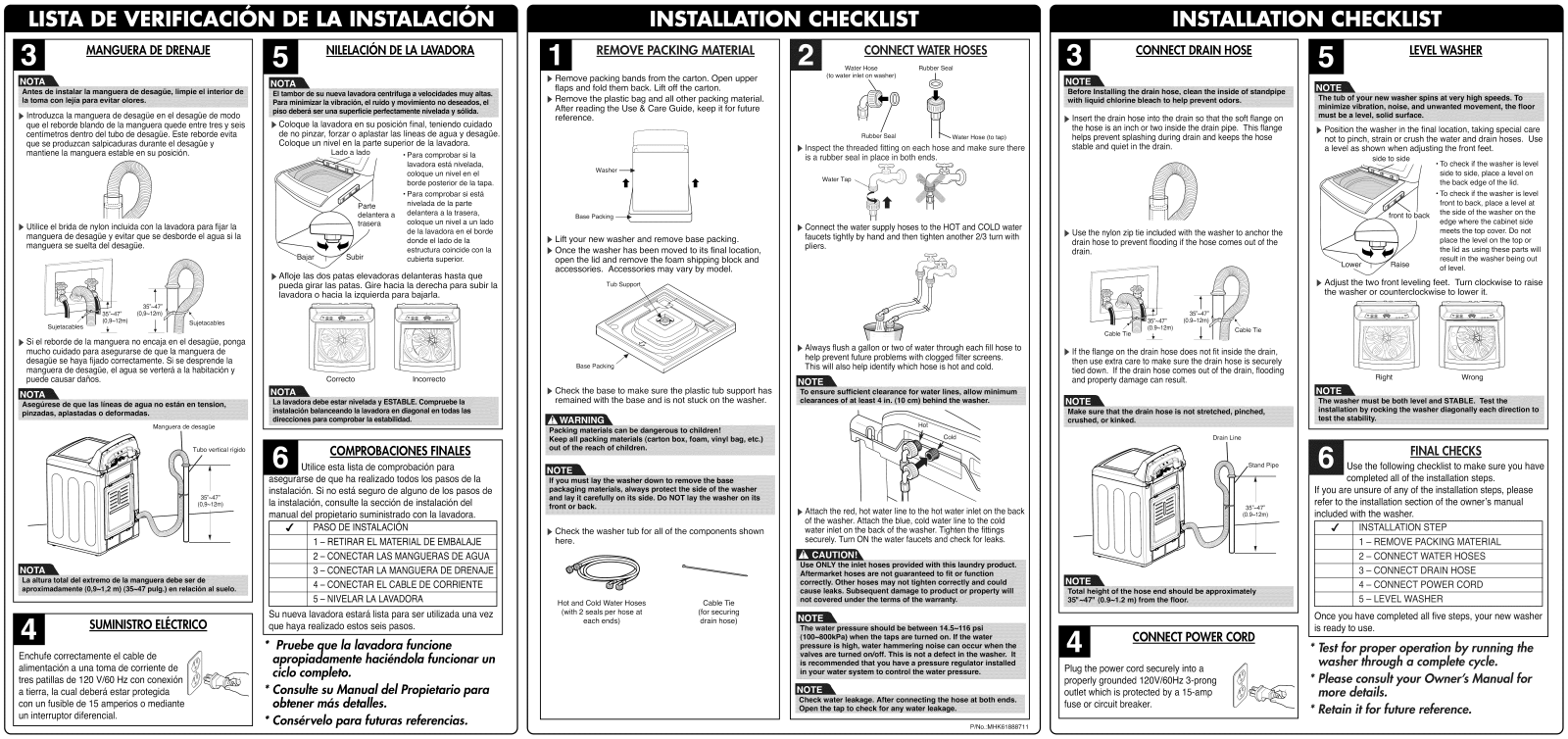 Kenmore Elite 79629272010, 79629272900, 79629278010, 79629278900 Installation Guide - ManualMachine.com