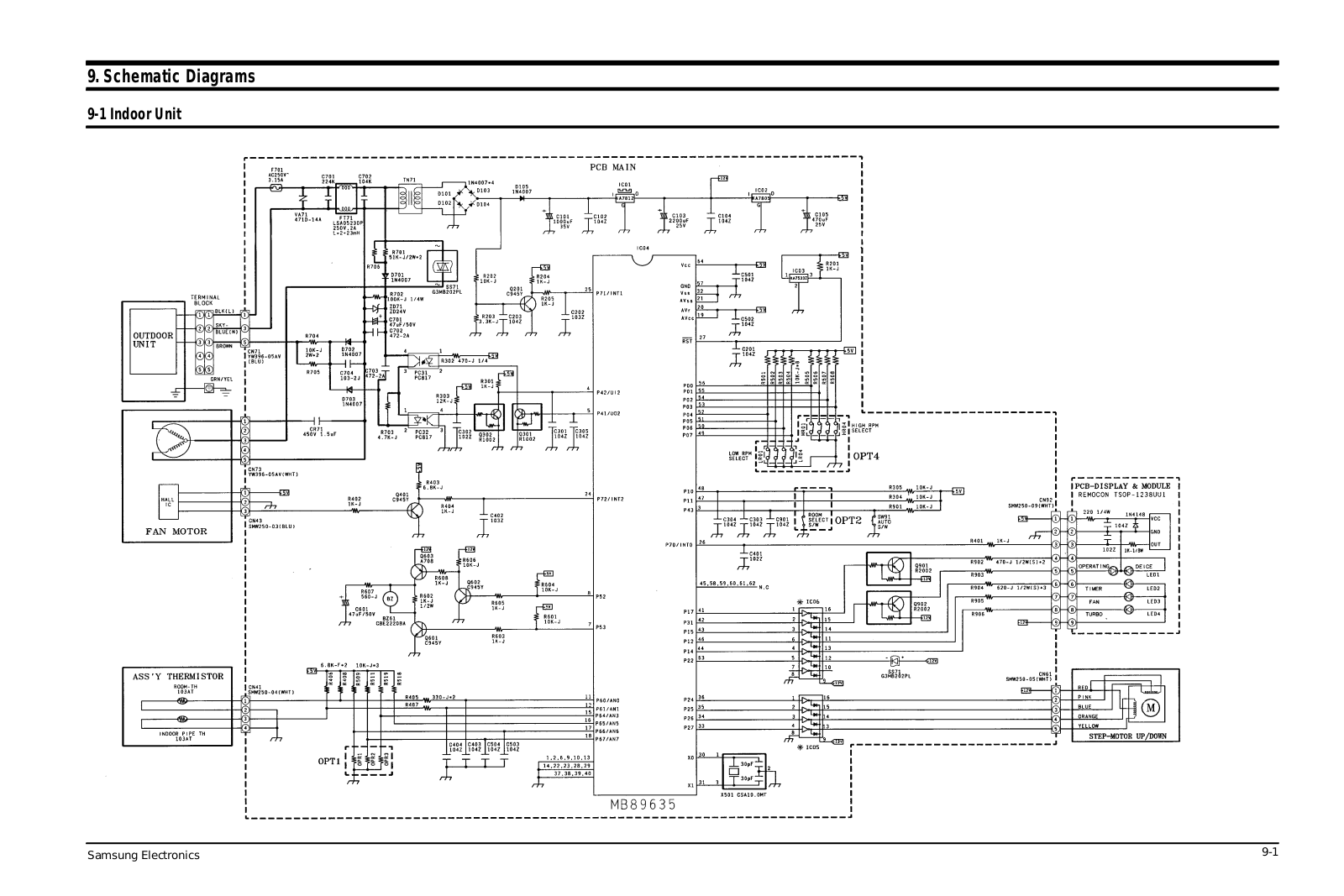 Samsung AD24, AD18, AD18A1E2-BOL Wiring Diagram