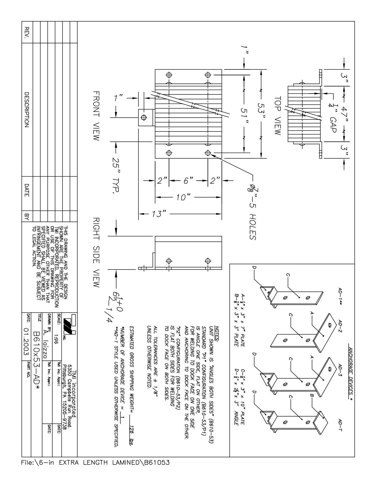 Tmi B61053 User Manual