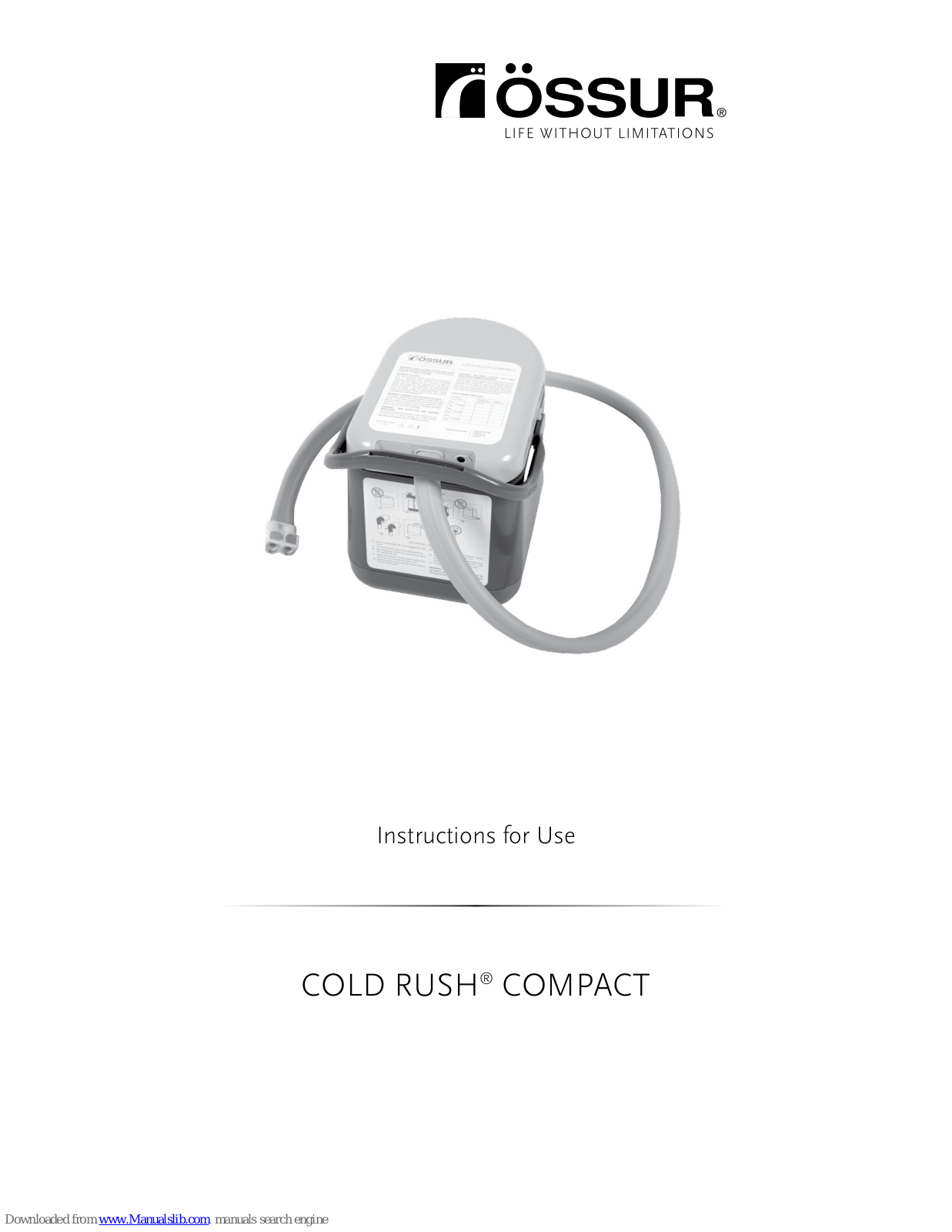 Ossur COLD RUSH COMPACT Instruction Manual